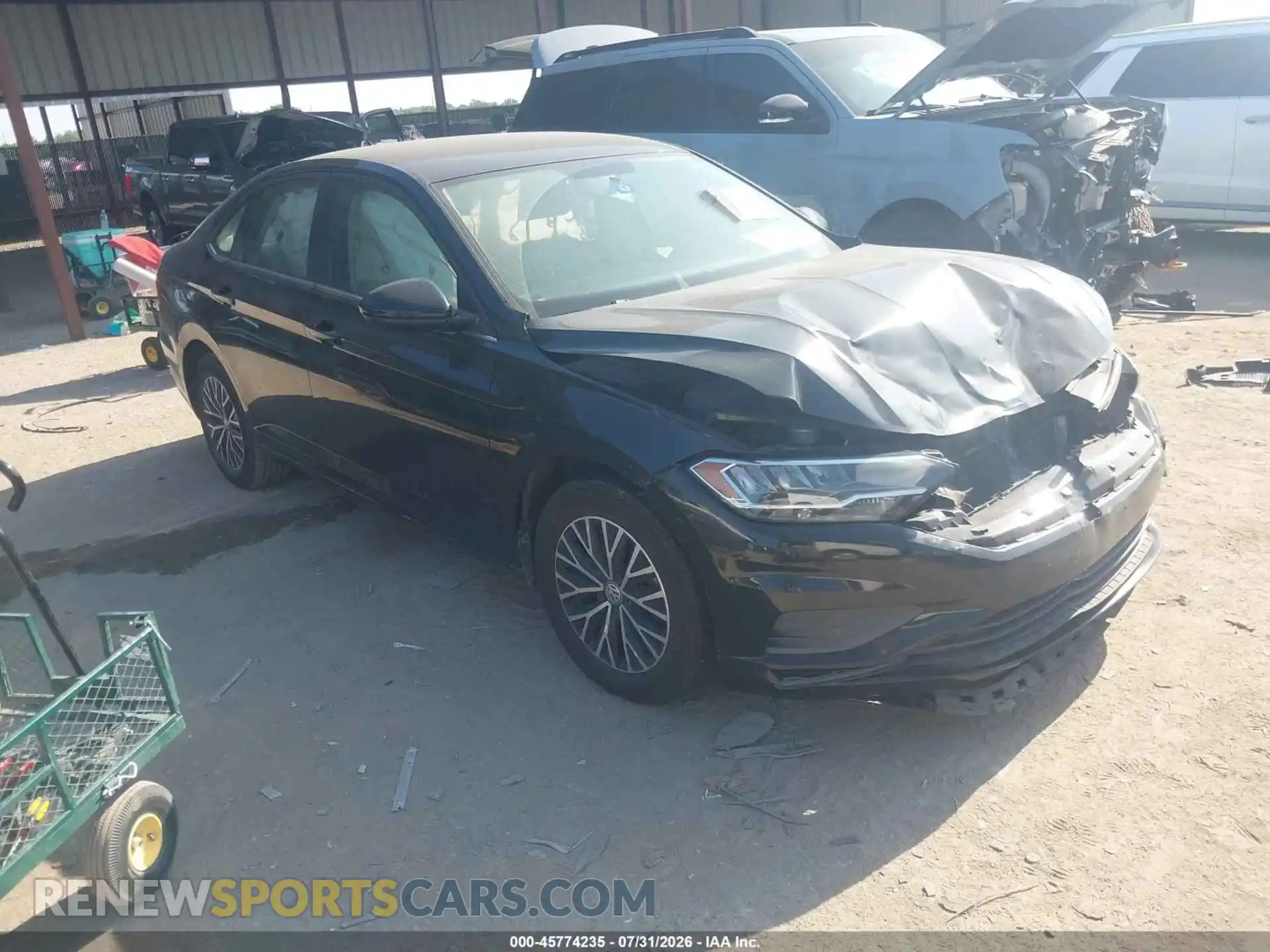 1 Photograph of a damaged car 3VWC57BU0MM016870 VOLKSWAGEN JETTA 2021