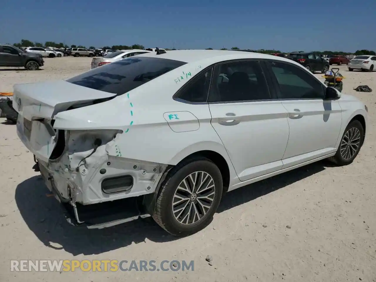 3 Photograph of a damaged car 3VWC57BU0MM053272 VOLKSWAGEN JETTA 2021