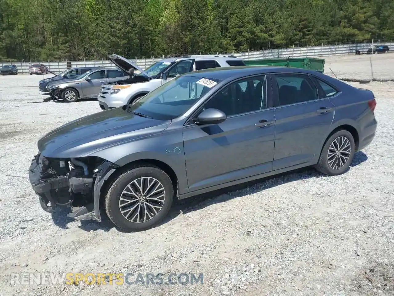 1 Photograph of a damaged car 3VWC57BU0MM056124 VOLKSWAGEN JETTA 2021