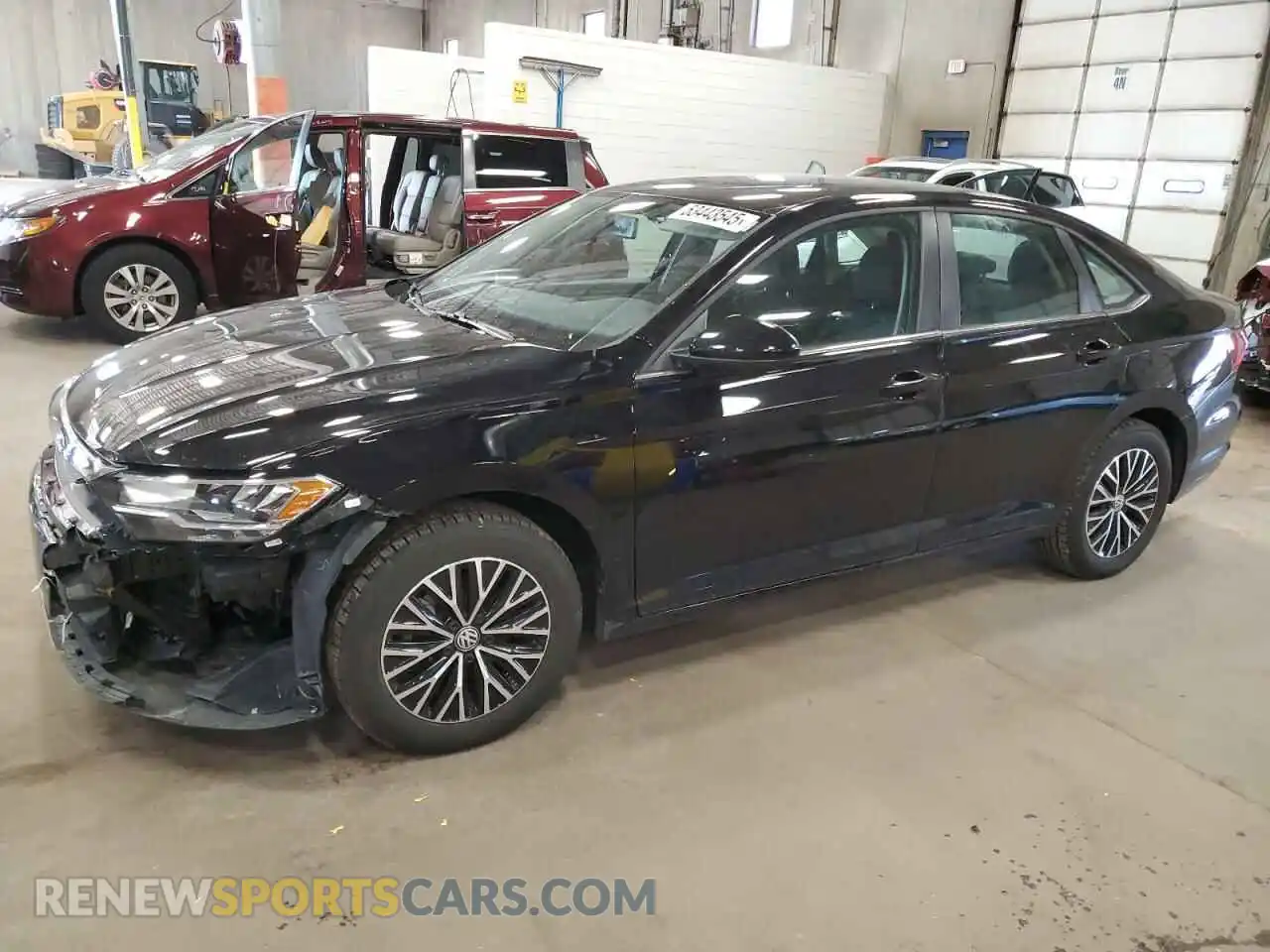 1 Photograph of a damaged car 3VWC57BU0MM086594 VOLKSWAGEN JETTA 2021