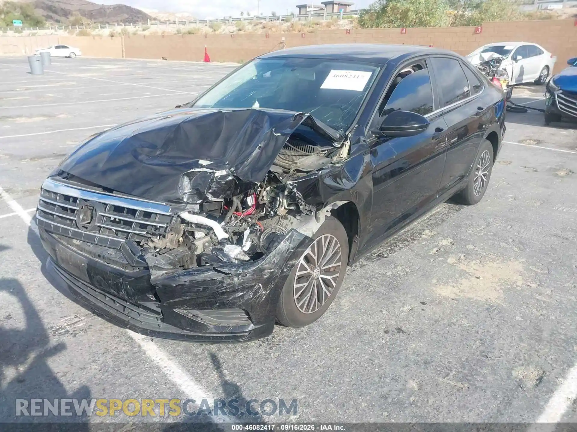 2 Photograph of a damaged car 3VWC57BU1MM000595 VOLKSWAGEN JETTA 2021