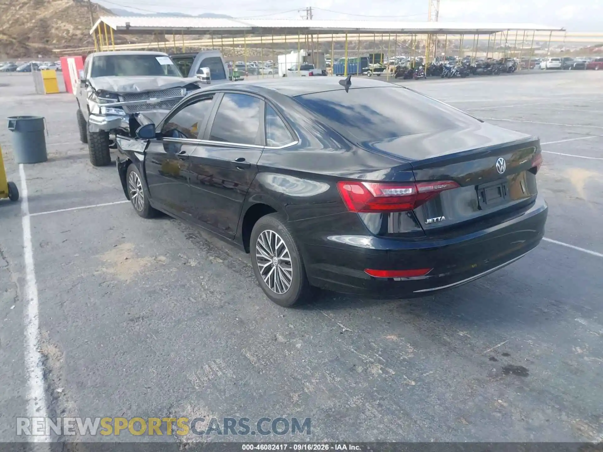 3 Photograph of a damaged car 3VWC57BU1MM000595 VOLKSWAGEN JETTA 2021
