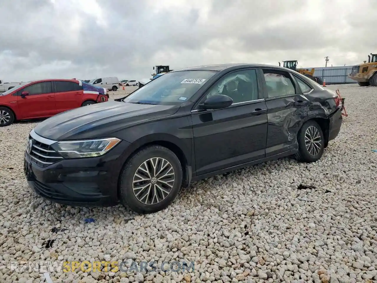 1 Photograph of a damaged car 3VWC57BU1MM002007 VOLKSWAGEN JETTA 2021