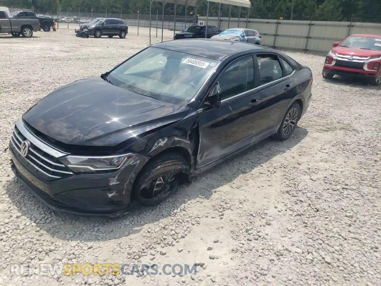 1 Photograph of a damaged car 3VWC57BU1MM009961 VOLKSWAGEN JETTA 2021