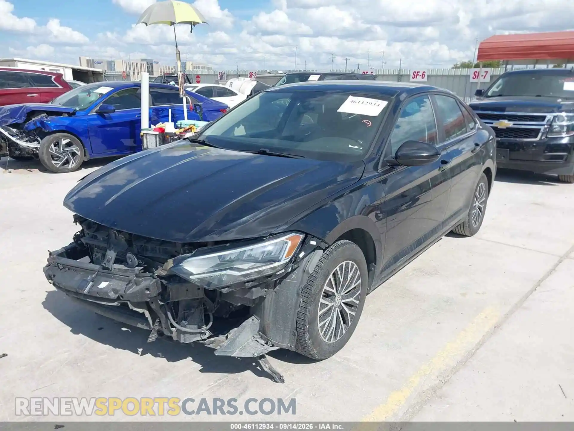2 Photograph of a damaged car 3VWC57BU1MM049134 VOLKSWAGEN JETTA 2021
