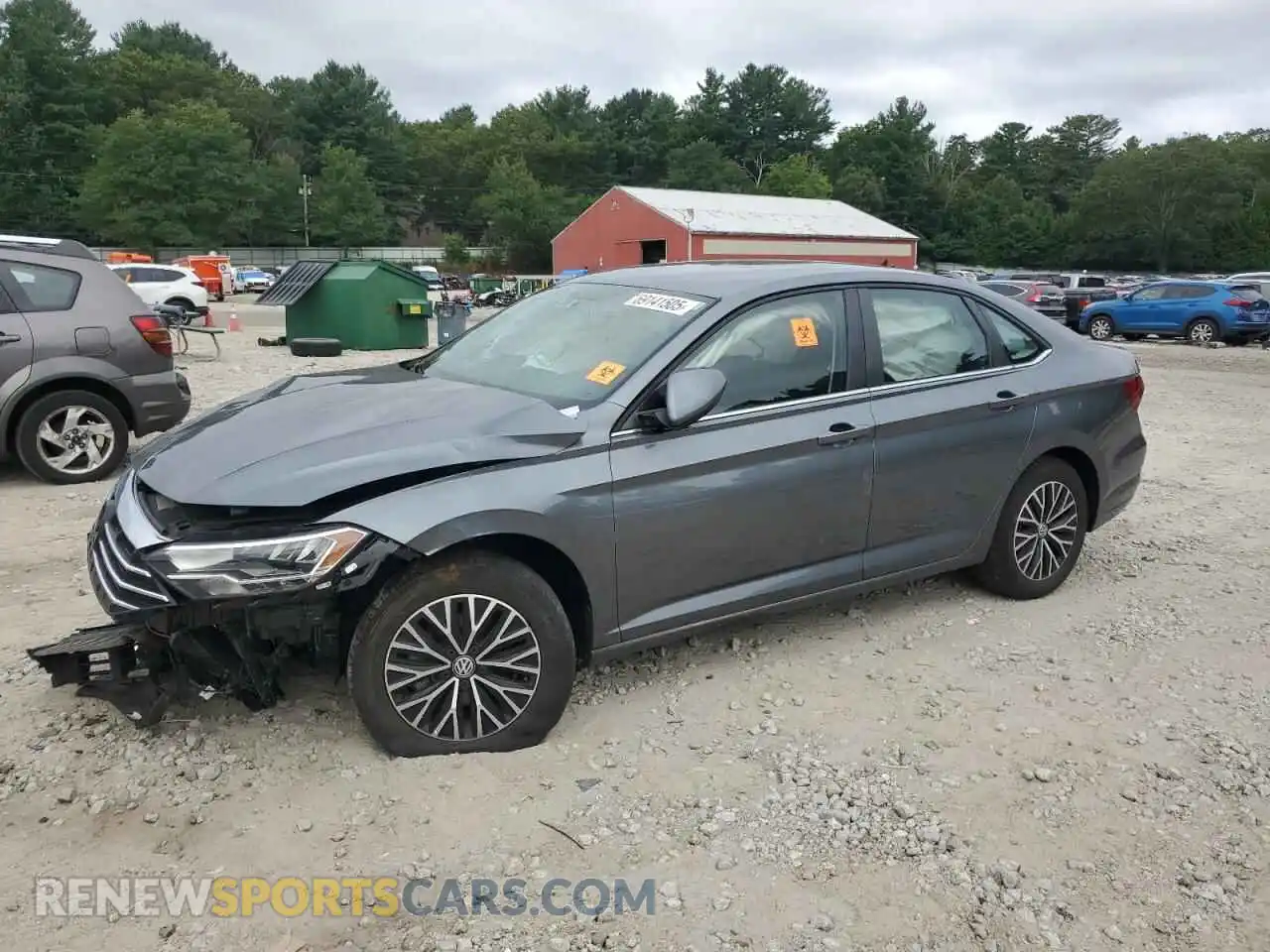 1 Photograph of a damaged car 3VWC57BU1MM065155 VOLKSWAGEN JETTA 2021