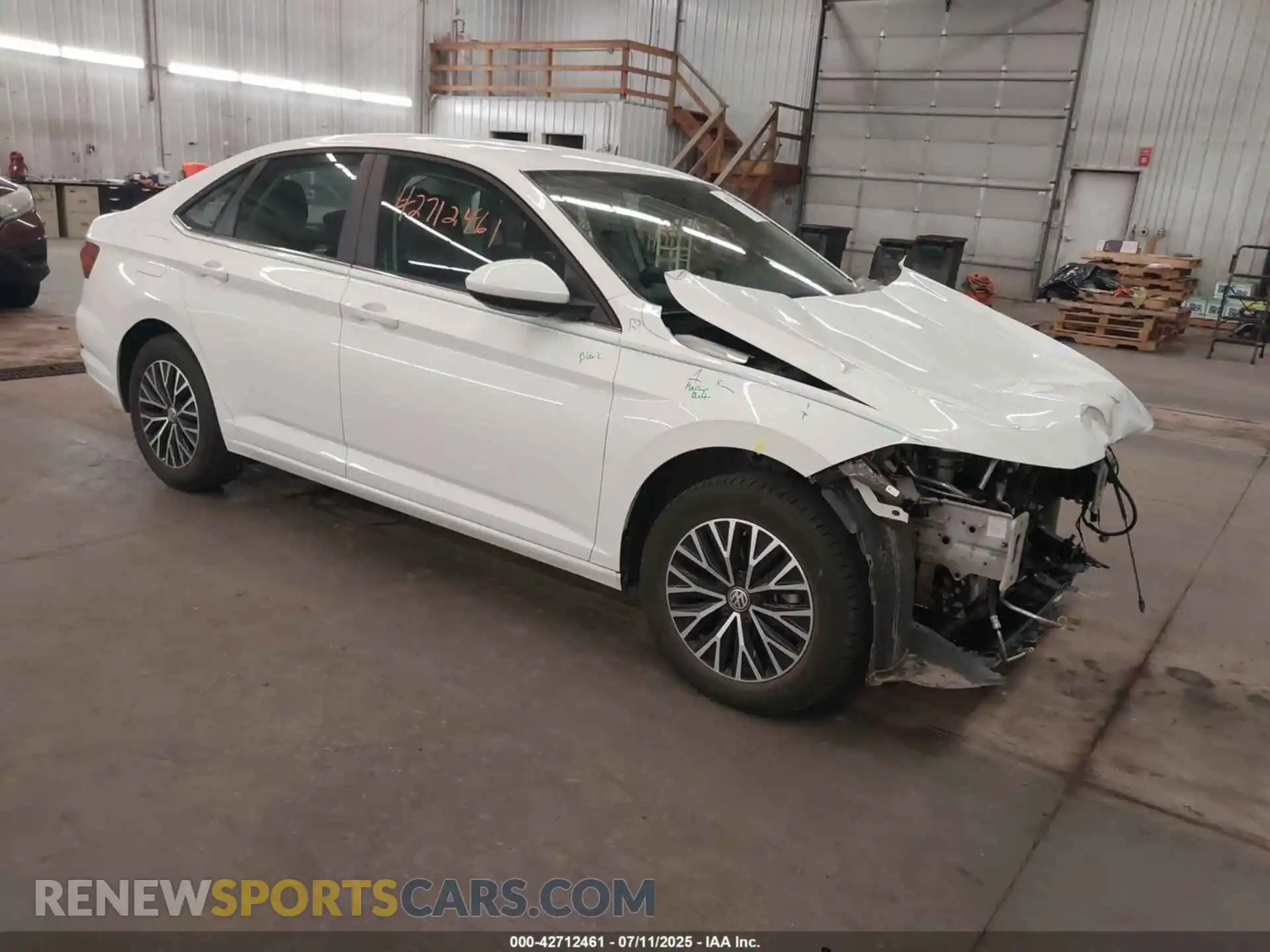 1 Photograph of a damaged car 3VWC57BU1MM065494 VOLKSWAGEN JETTA 2021