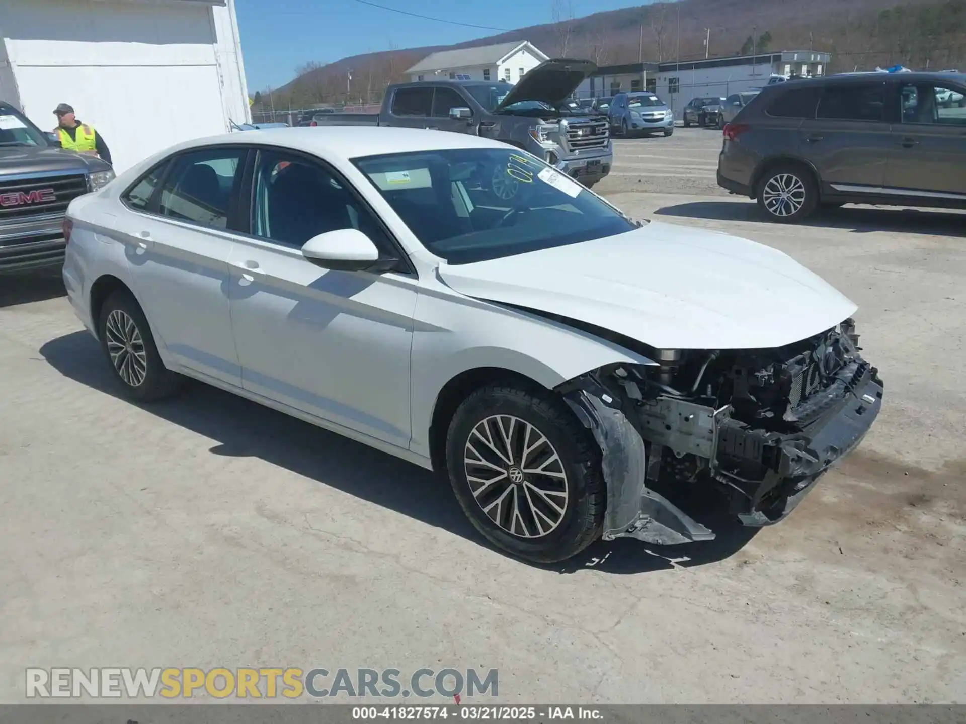 1 Photograph of a damaged car 3VWC57BU1MM070274 VOLKSWAGEN JETTA 2021