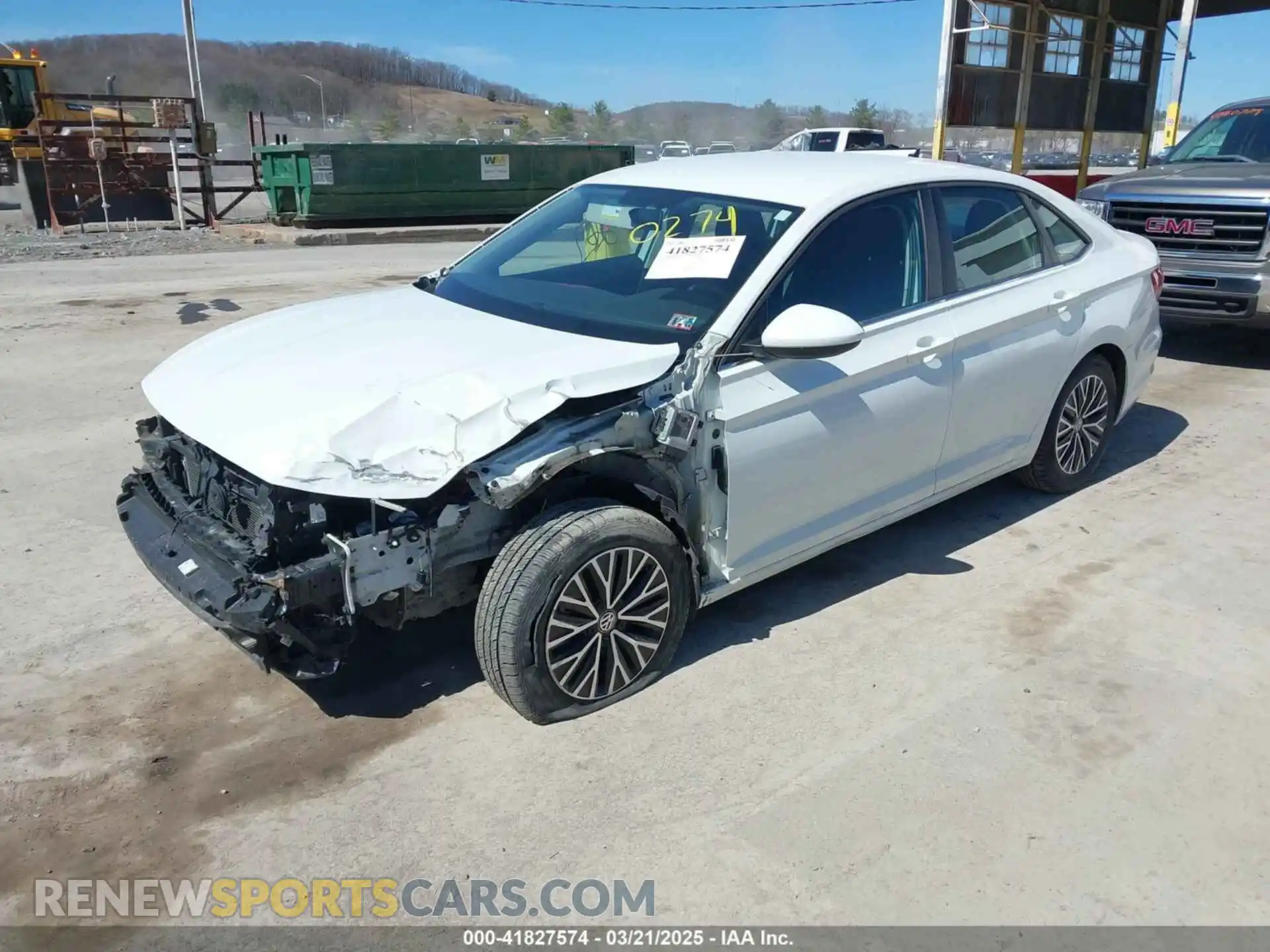 2 Photograph of a damaged car 3VWC57BU1MM070274 VOLKSWAGEN JETTA 2021