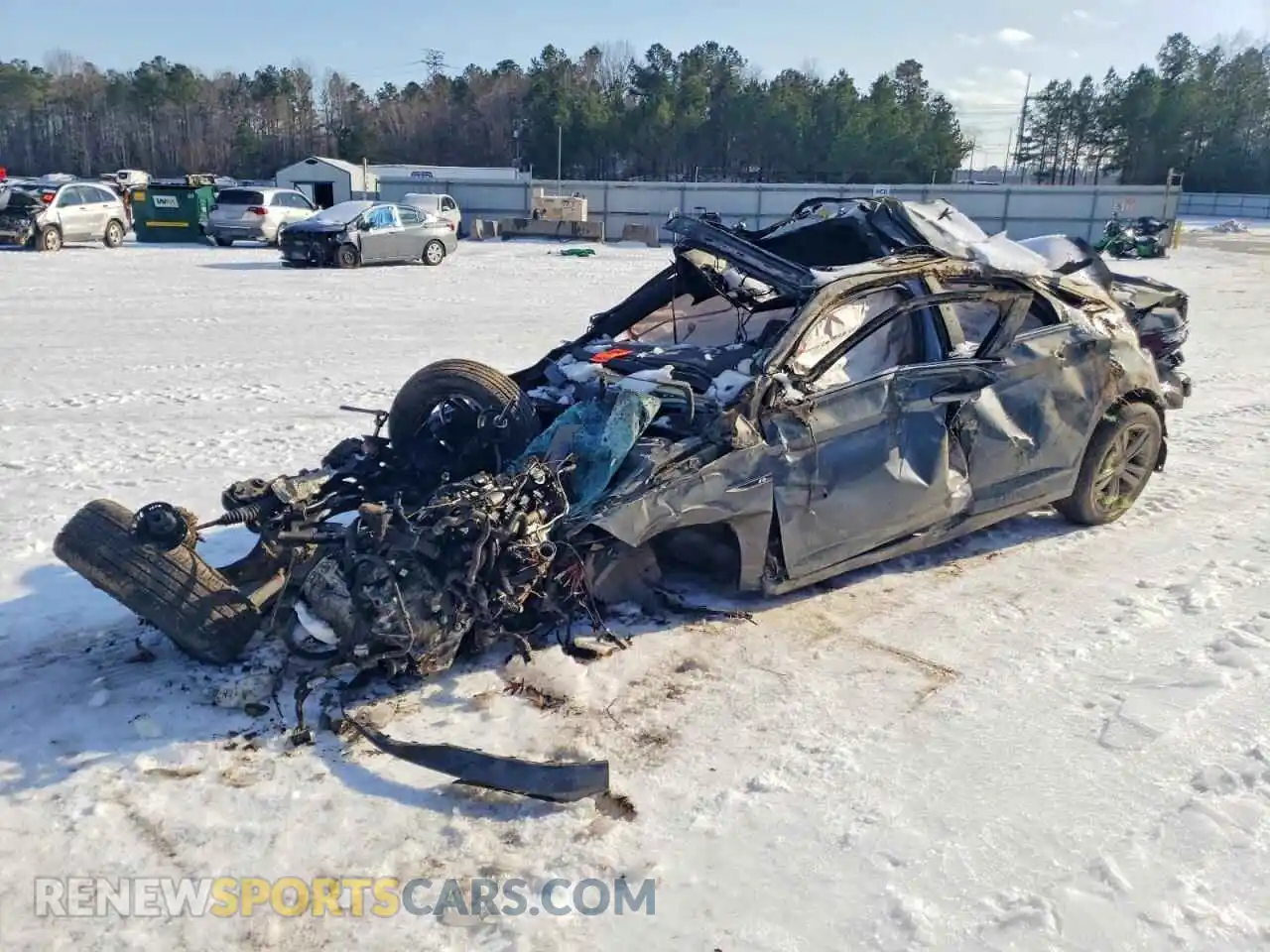 1 Photograph of a damaged car 3VWC57BU1MM070405 VOLKSWAGEN JETTA 2021