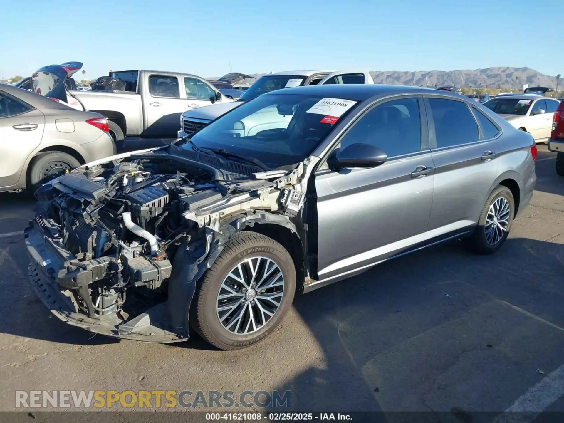 2 Photograph of a damaged car 3VWC57BU1MM083168 VOLKSWAGEN JETTA 2021