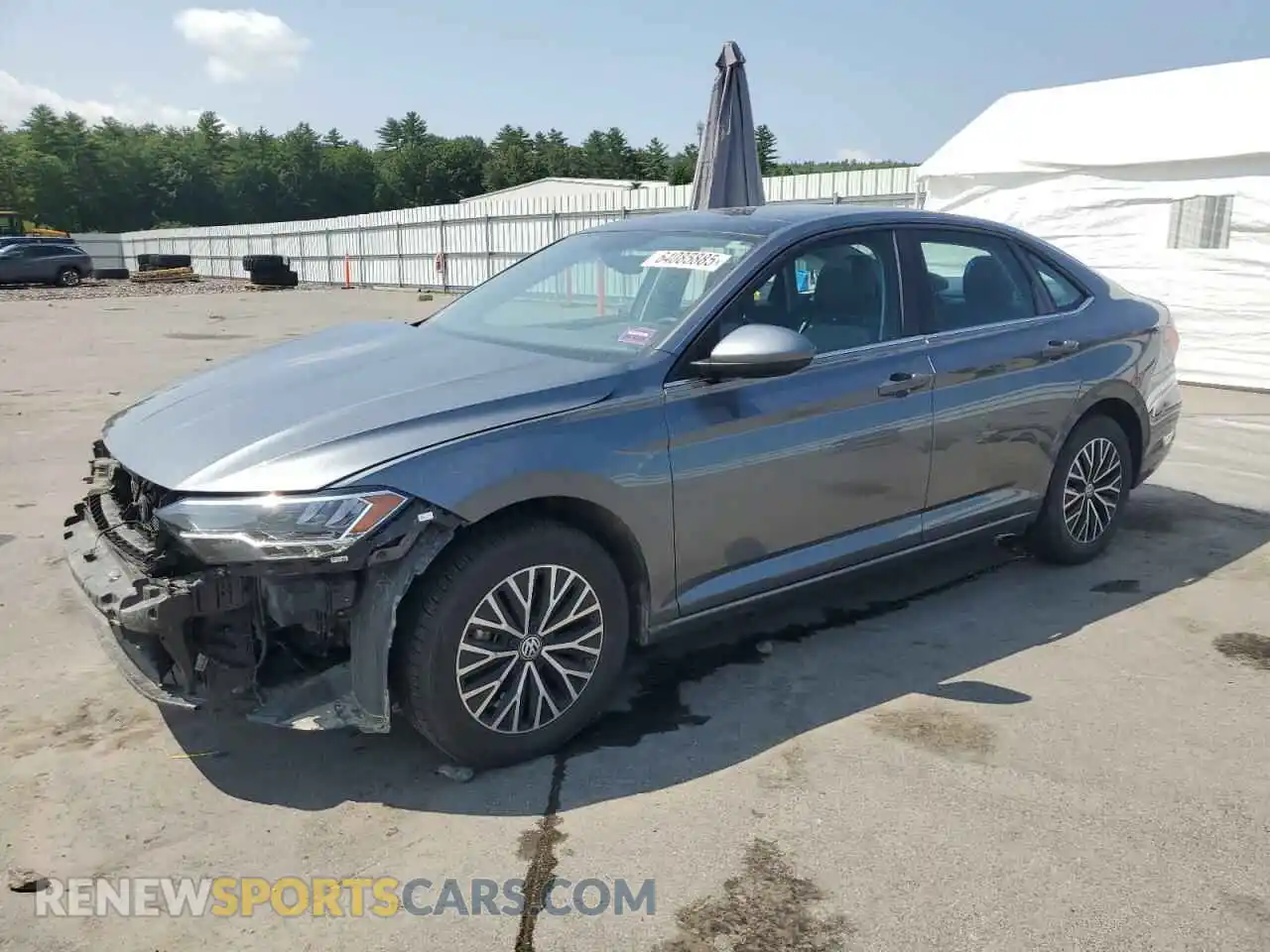 1 Photograph of a damaged car 3VWC57BU1MM094008 VOLKSWAGEN JETTA 2021