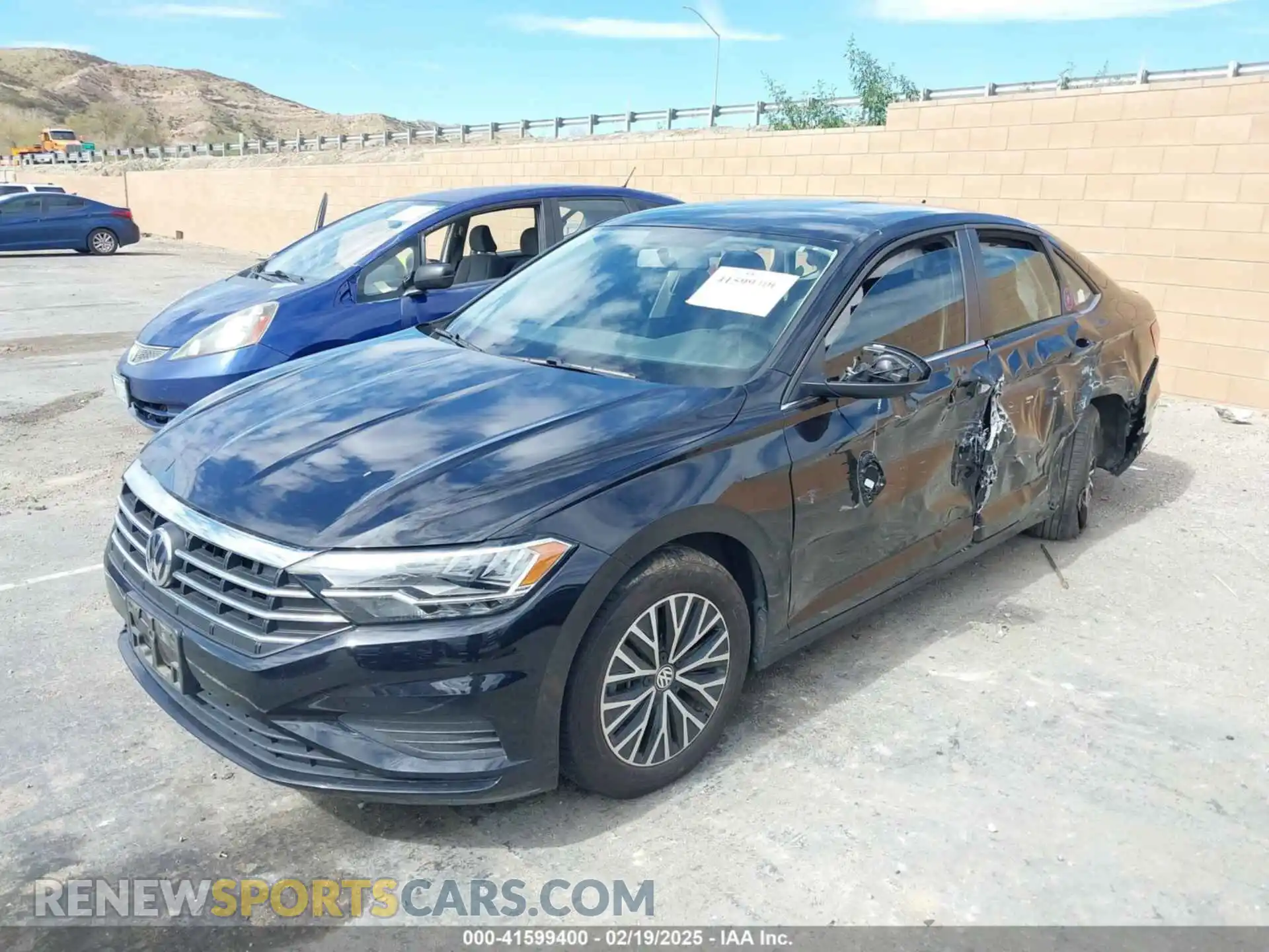2 Photograph of a damaged car 3VWC57BU1MM095689 VOLKSWAGEN JETTA 2021