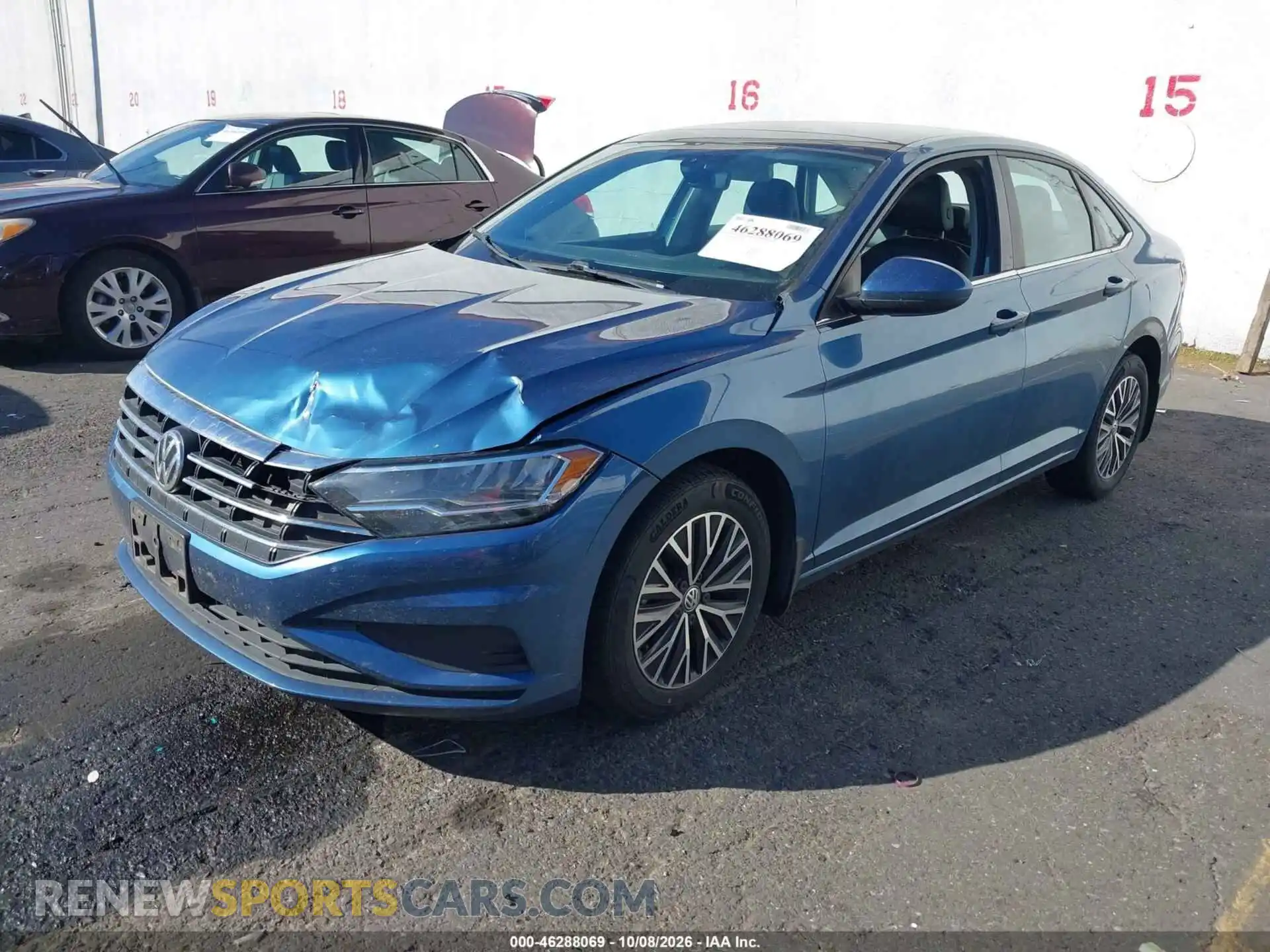 2 Photograph of a damaged car 3VWC57BU1MM103404 VOLKSWAGEN JETTA 2021