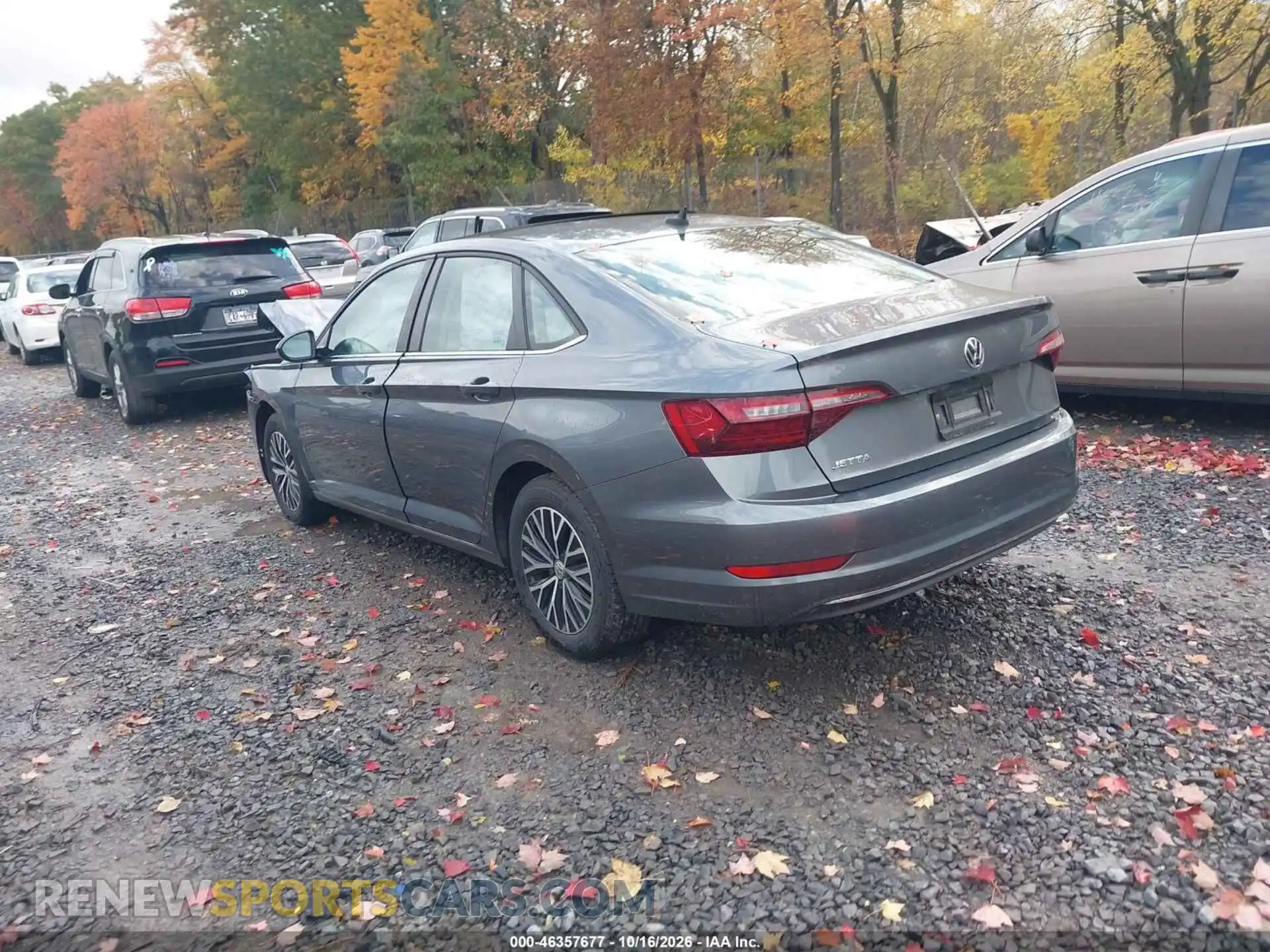 3 fotografías del automóvil dañado 3VWC57BU2MM002713 VOLKSWAGEN JETTA 2021