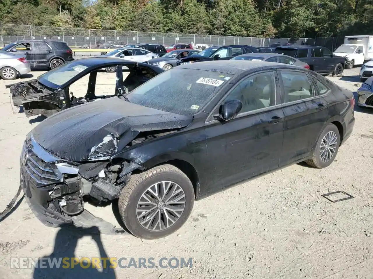 1 Photograph of a damaged car 3VWC57BU2MM011864 VOLKSWAGEN JETTA 2021