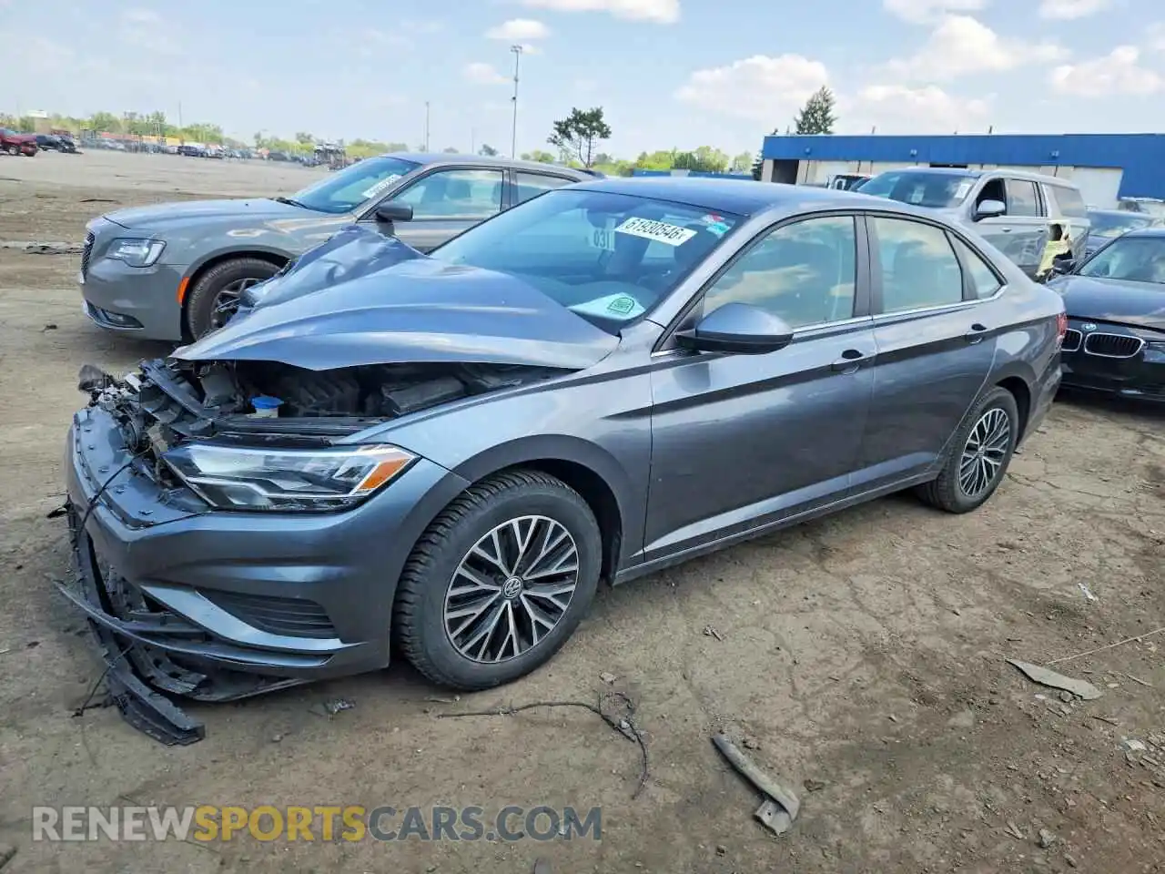 1 Photograph of a damaged car 3VWC57BU2MM025277 VOLKSWAGEN JETTA 2021