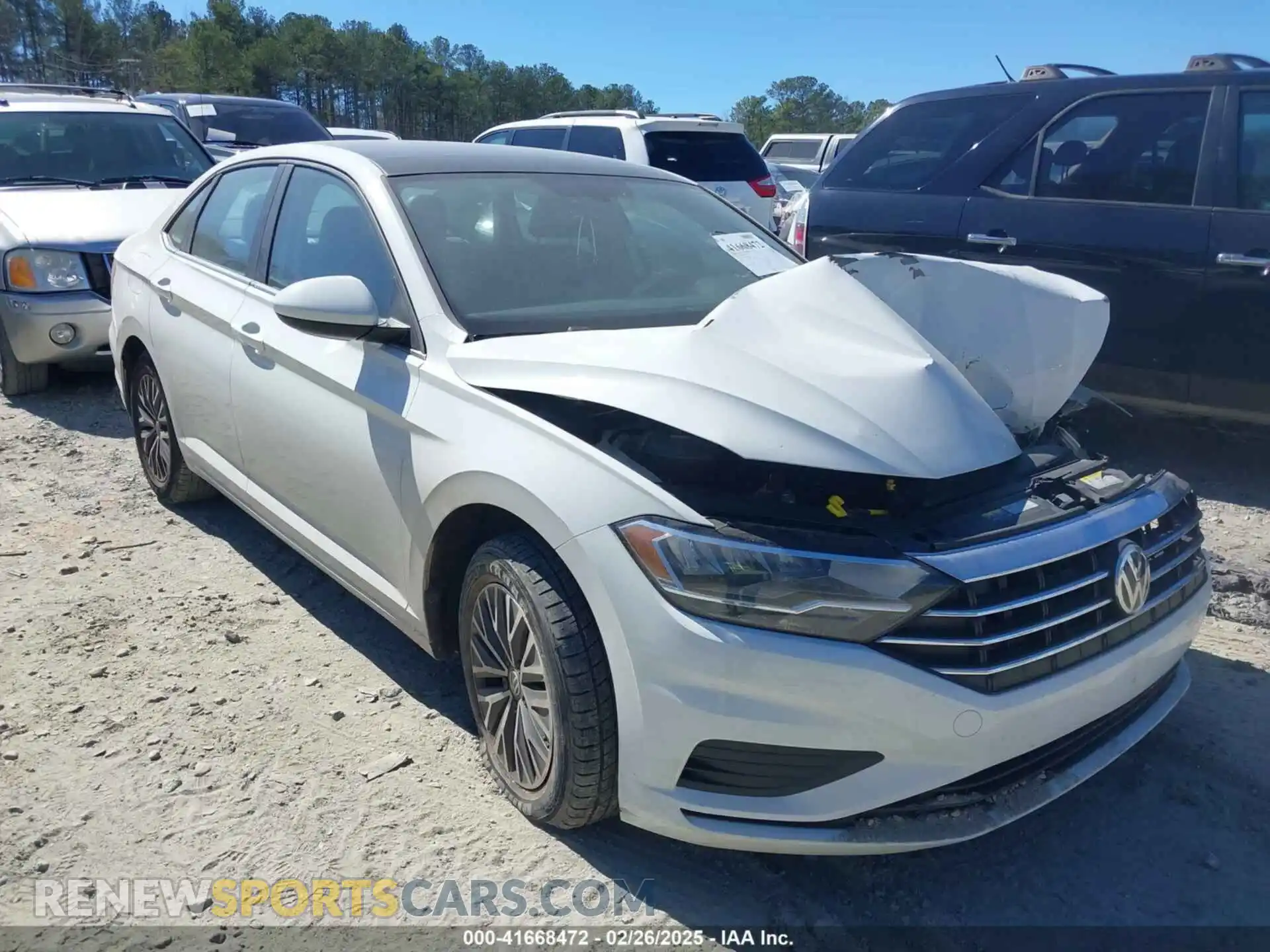 1 Photograph of a damaged car 3VWC57BU2MM026655 VOLKSWAGEN JETTA 2021