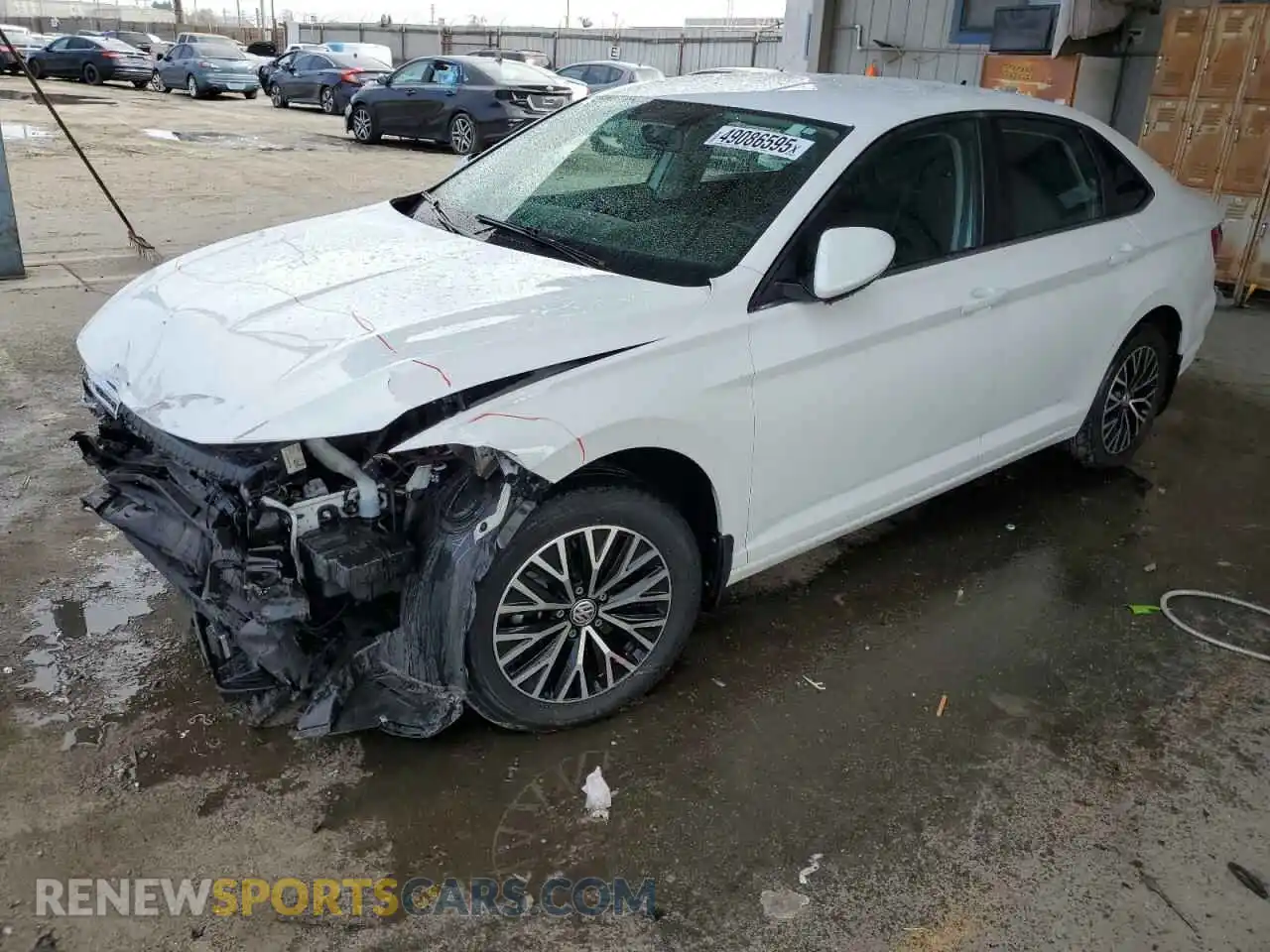 1 Photograph of a damaged car 3VWC57BU2MM042094 VOLKSWAGEN JETTA 2021
