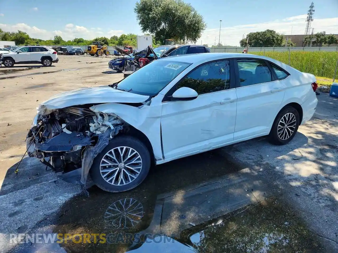 1 Photograph of a damaged car 3VWC57BU2MM042970 VOLKSWAGEN JETTA 2021