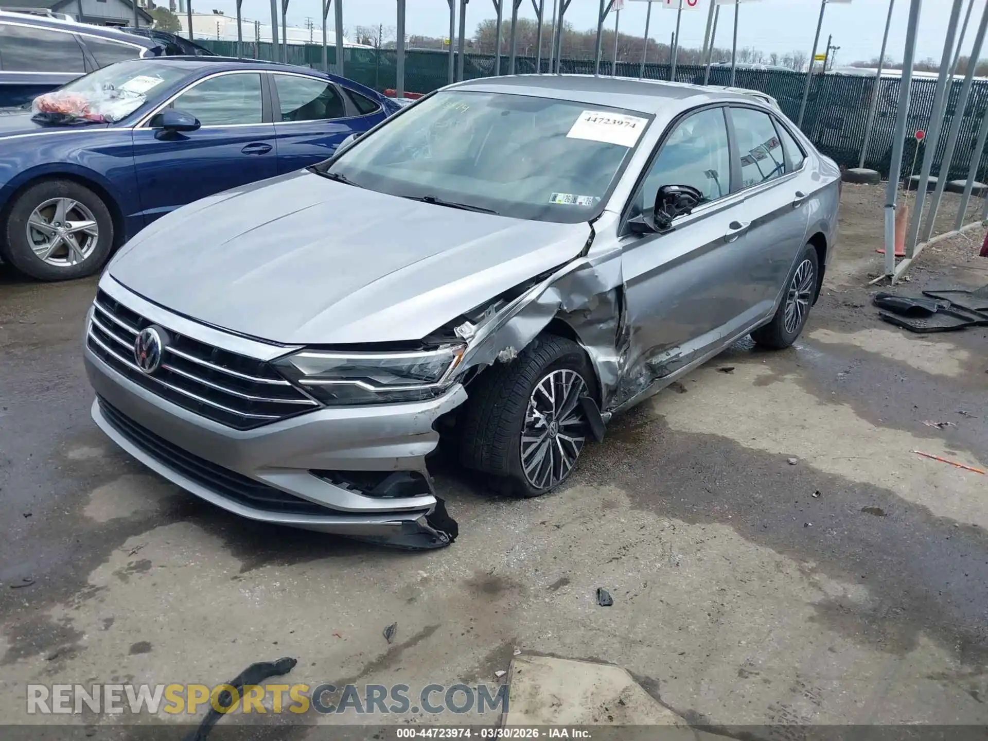 2 Photograph of a damaged car 3VWC57BU2MM060420 VOLKSWAGEN JETTA 2021