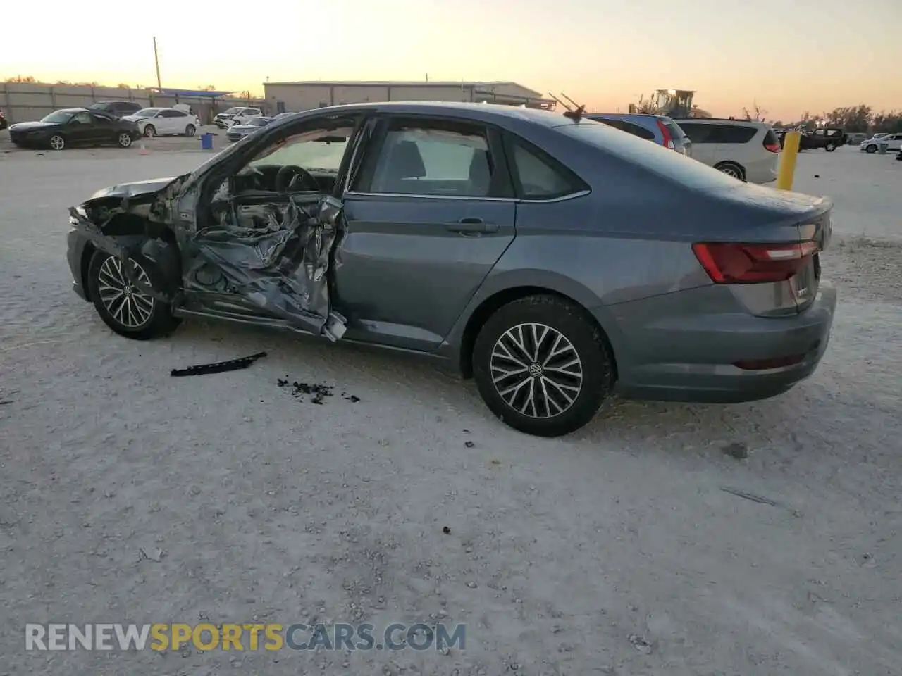 2 Photograph of a damaged car 3VWC57BU2MM079615 VOLKSWAGEN JETTA 2021
