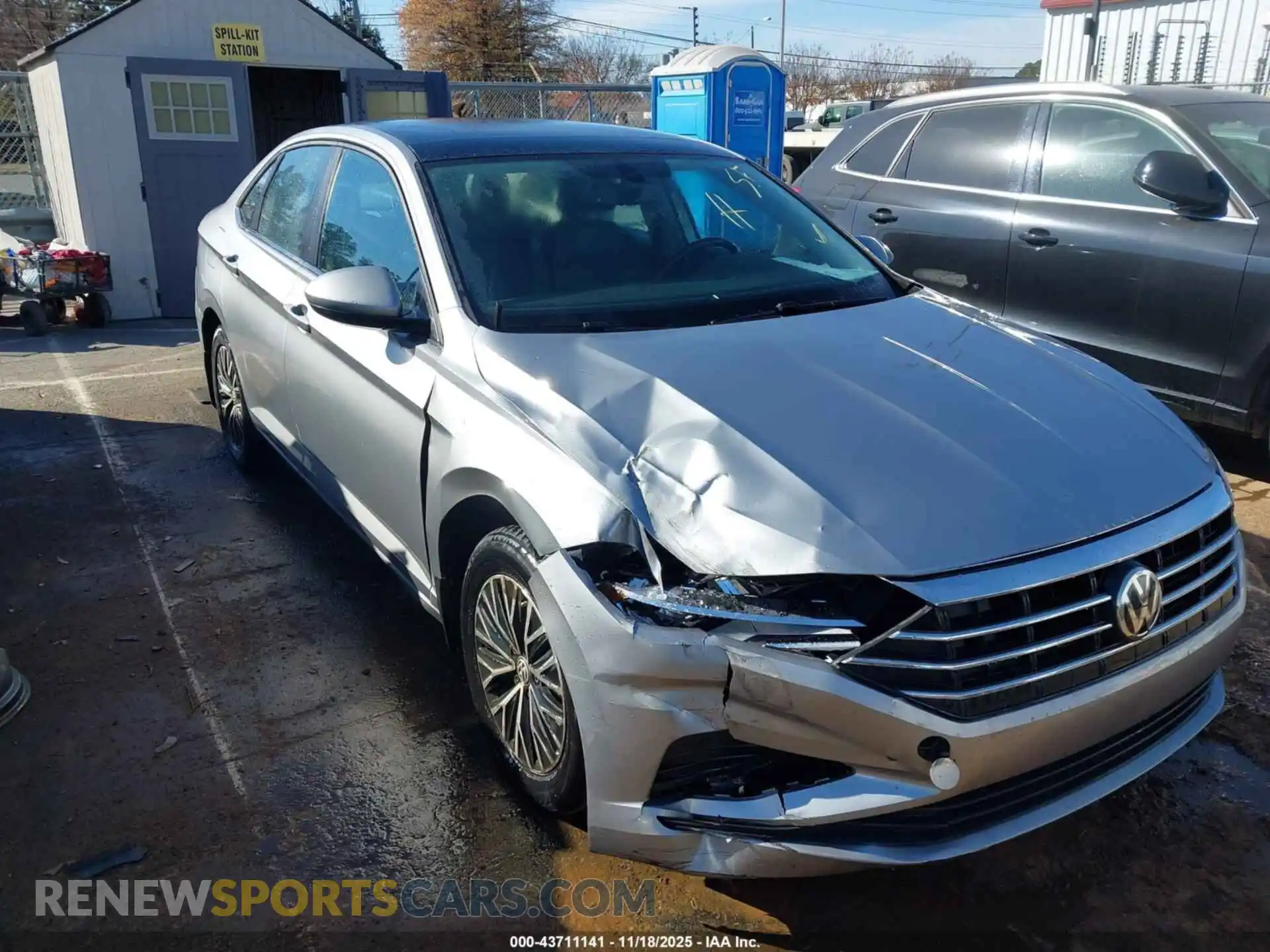 1 Photograph of a damaged car 3VWC57BU2MM095510 VOLKSWAGEN JETTA 2021