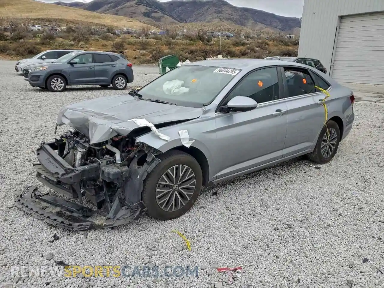 1 Photograph of a damaged car 3VWC57BU3MM005992 VOLKSWAGEN JETTA 2021