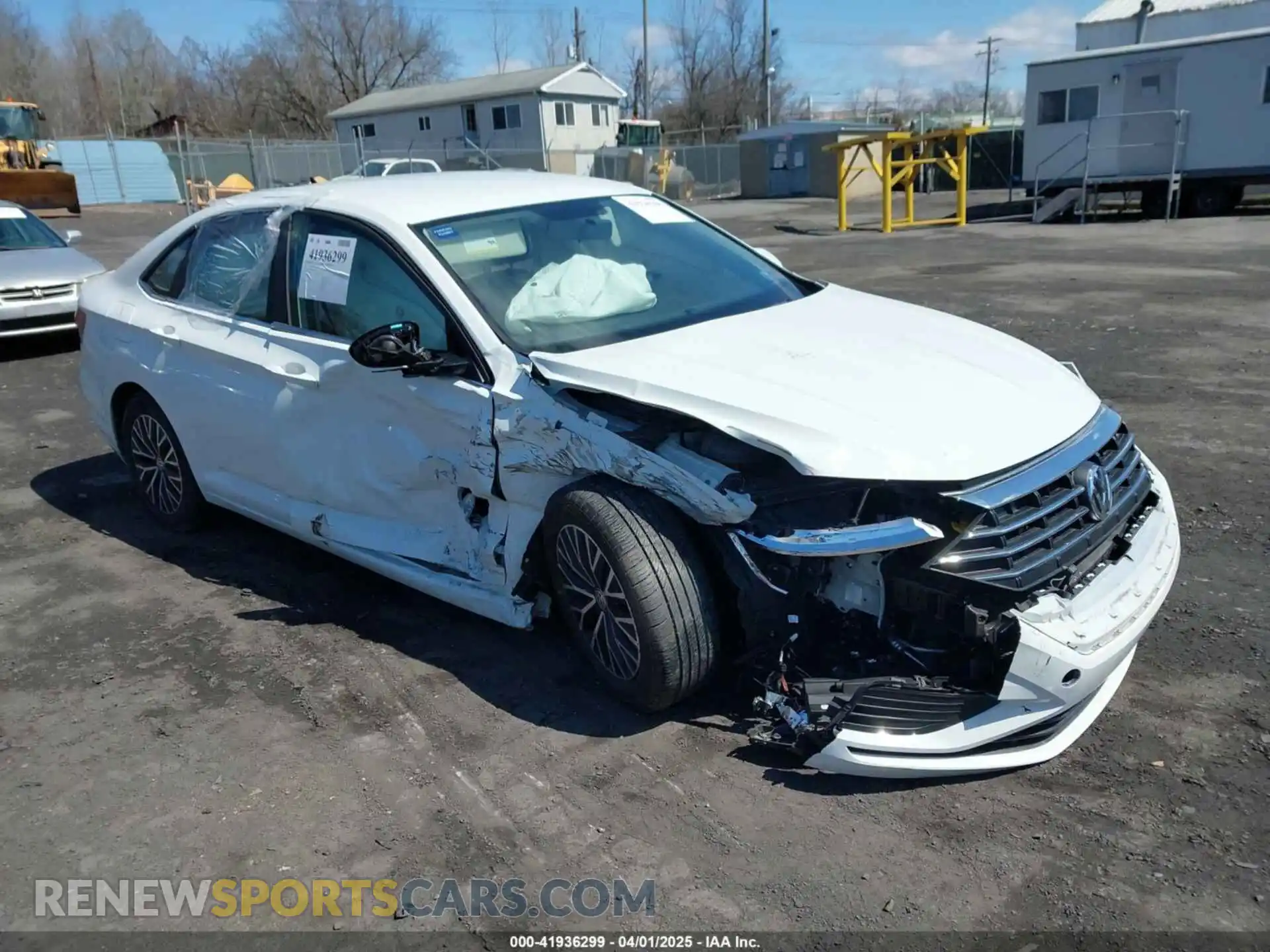 1 Photograph of a damaged car 3VWC57BU3MM012490 VOLKSWAGEN JETTA 2021