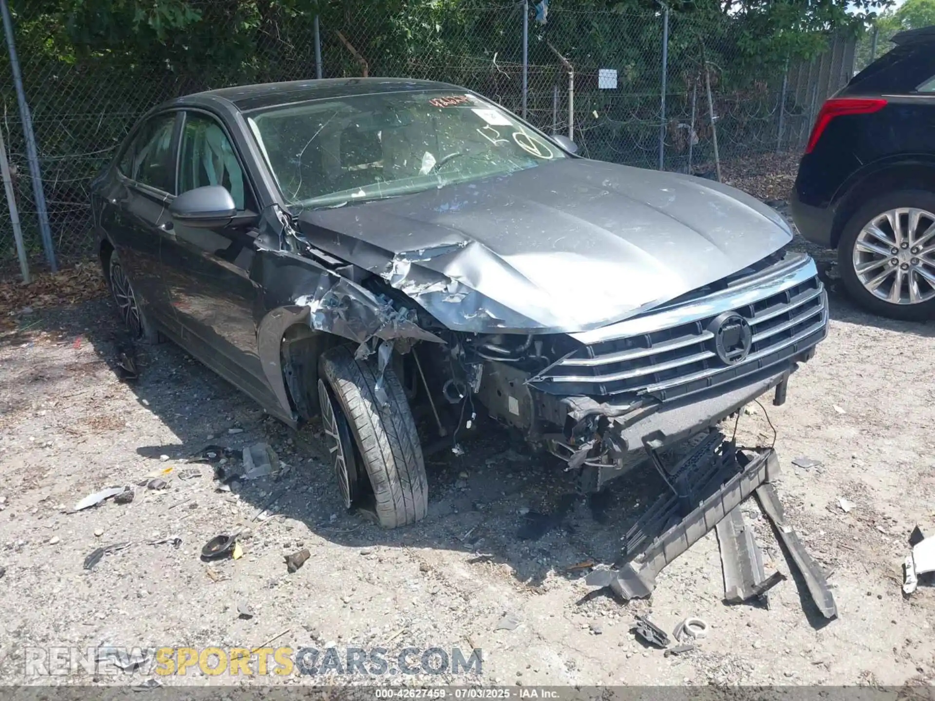 1 Photograph of a damaged car 3VWC57BU3MM017818 VOLKSWAGEN JETTA 2021