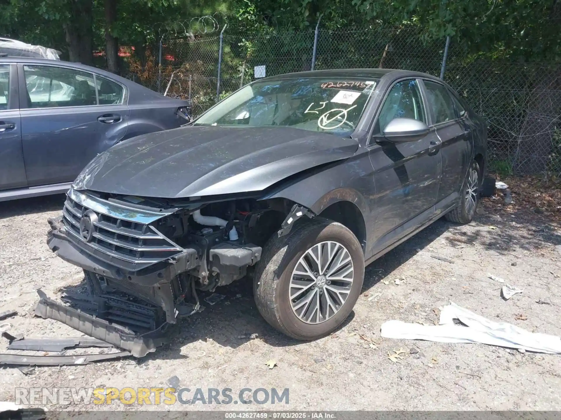 2 Photograph of a damaged car 3VWC57BU3MM017818 VOLKSWAGEN JETTA 2021
