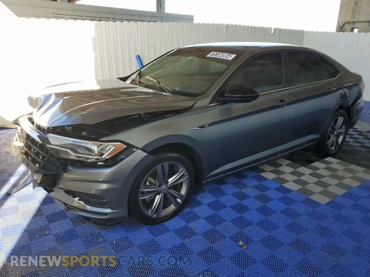 1 Photograph of a damaged car 3VWC57BU3MM024185 VOLKSWAGEN JETTA 2021