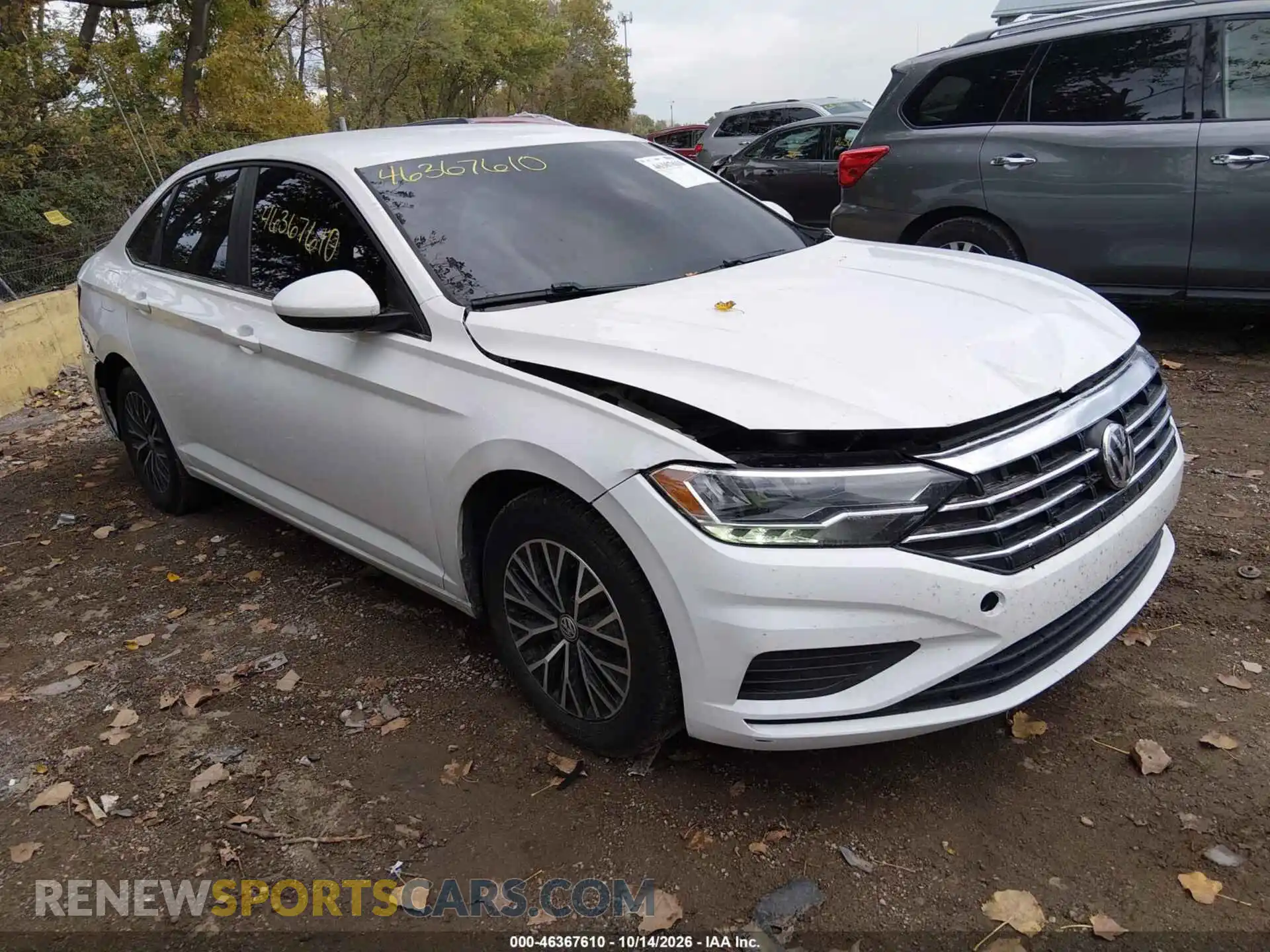1 Фотография поврежденного автомобиля 3VWC57BU3MM038975 VOLKSWAGEN JETTA 2021