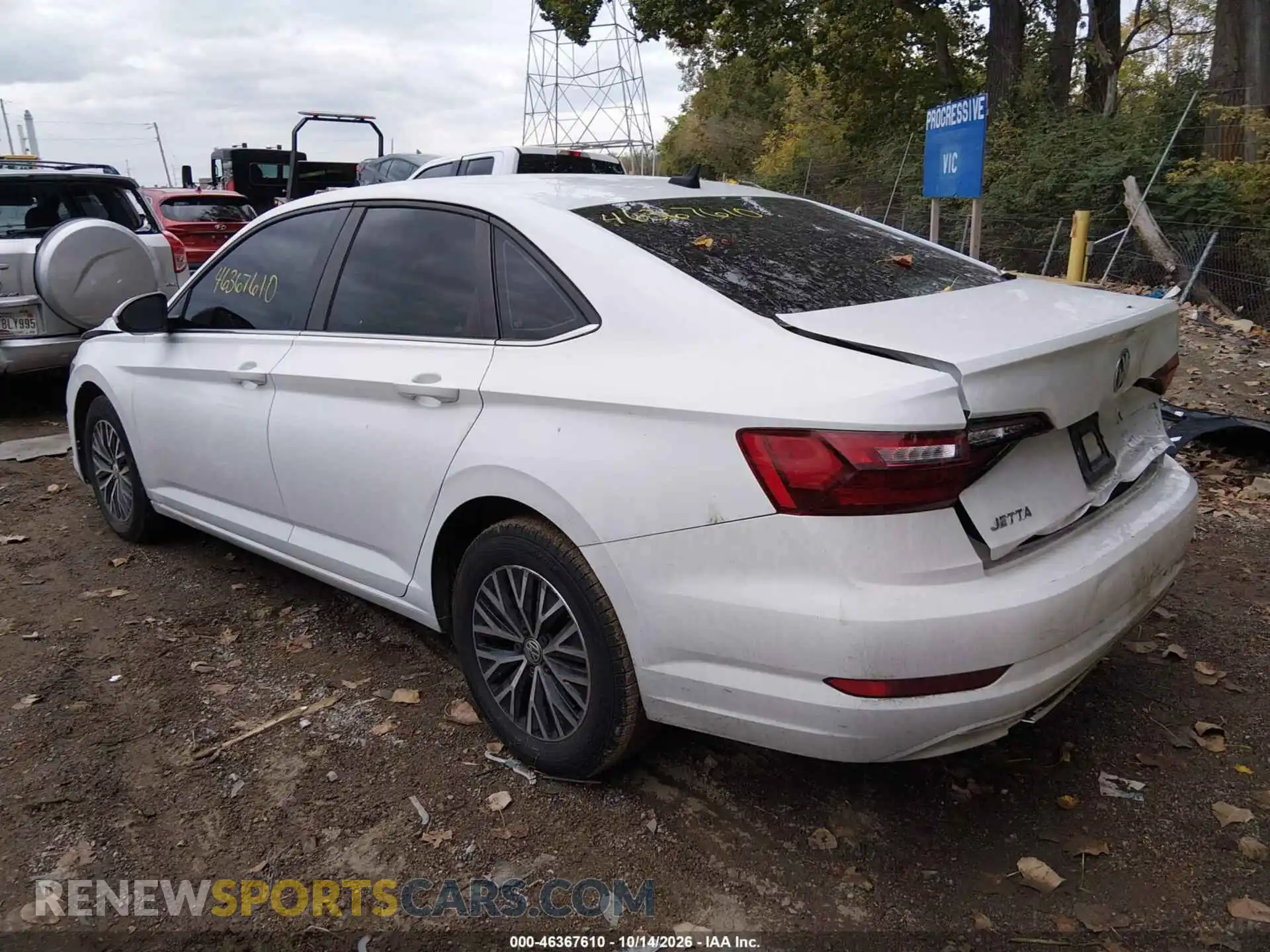3 Фотография поврежденного автомобиля 3VWC57BU3MM038975 VOLKSWAGEN JETTA 2021