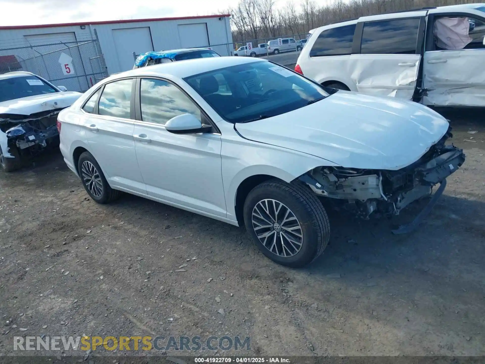 1 Photograph of a damaged car 3VWC57BU3MM071832 VOLKSWAGEN JETTA 2021