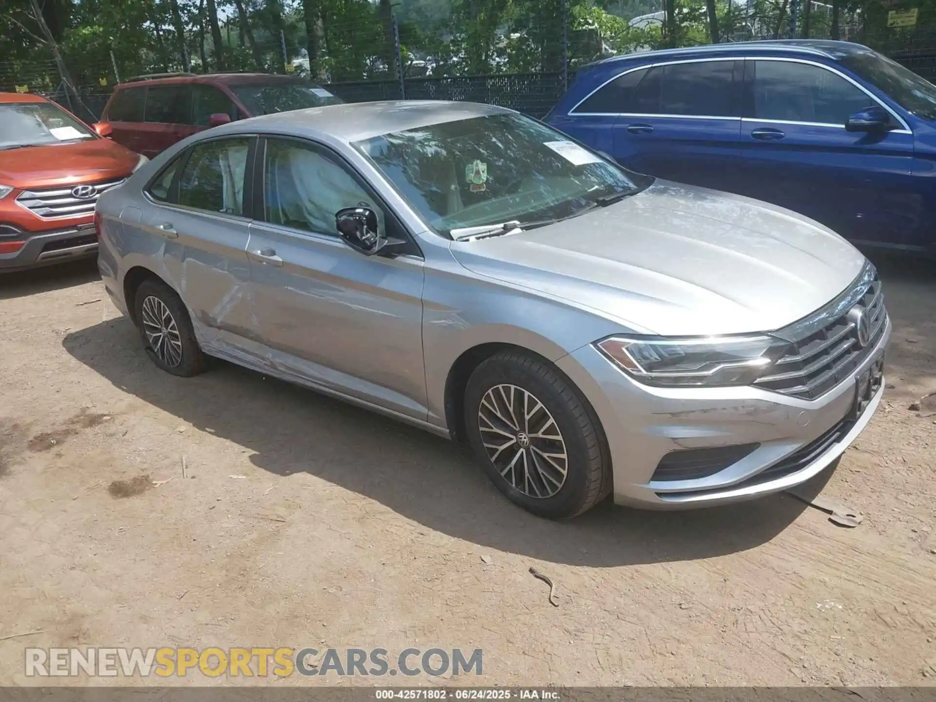 1 Photograph of a damaged car 3VWC57BU3MM083009 VOLKSWAGEN JETTA 2021