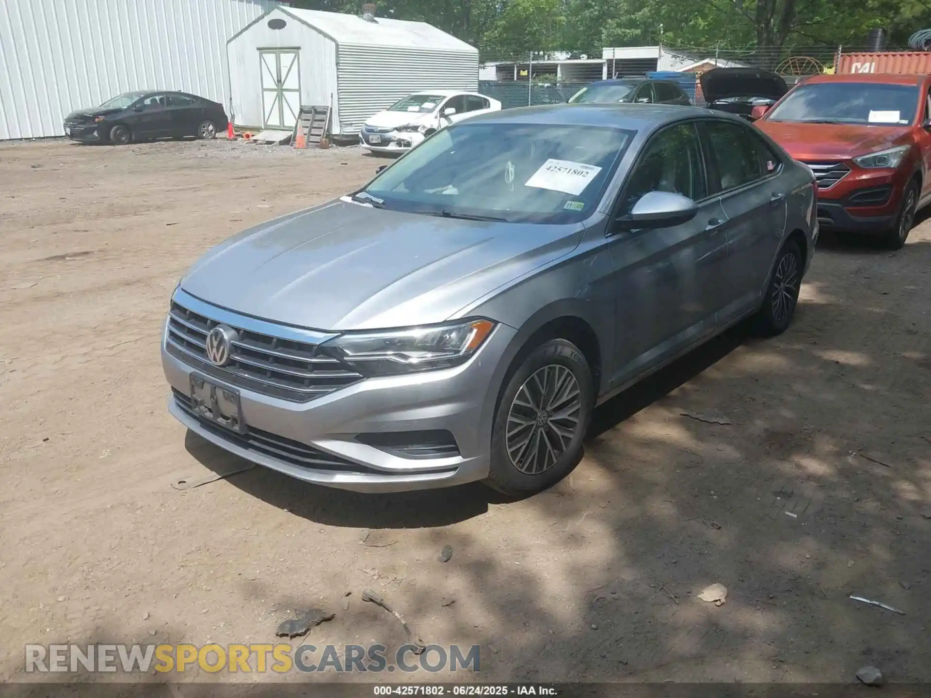 2 Photograph of a damaged car 3VWC57BU3MM083009 VOLKSWAGEN JETTA 2021