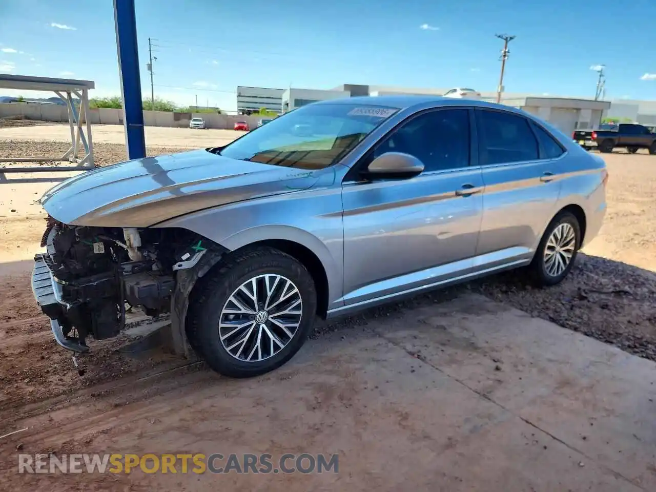 1 Photograph of a damaged car 3VWC57BU3MM085391 VOLKSWAGEN JETTA 2021