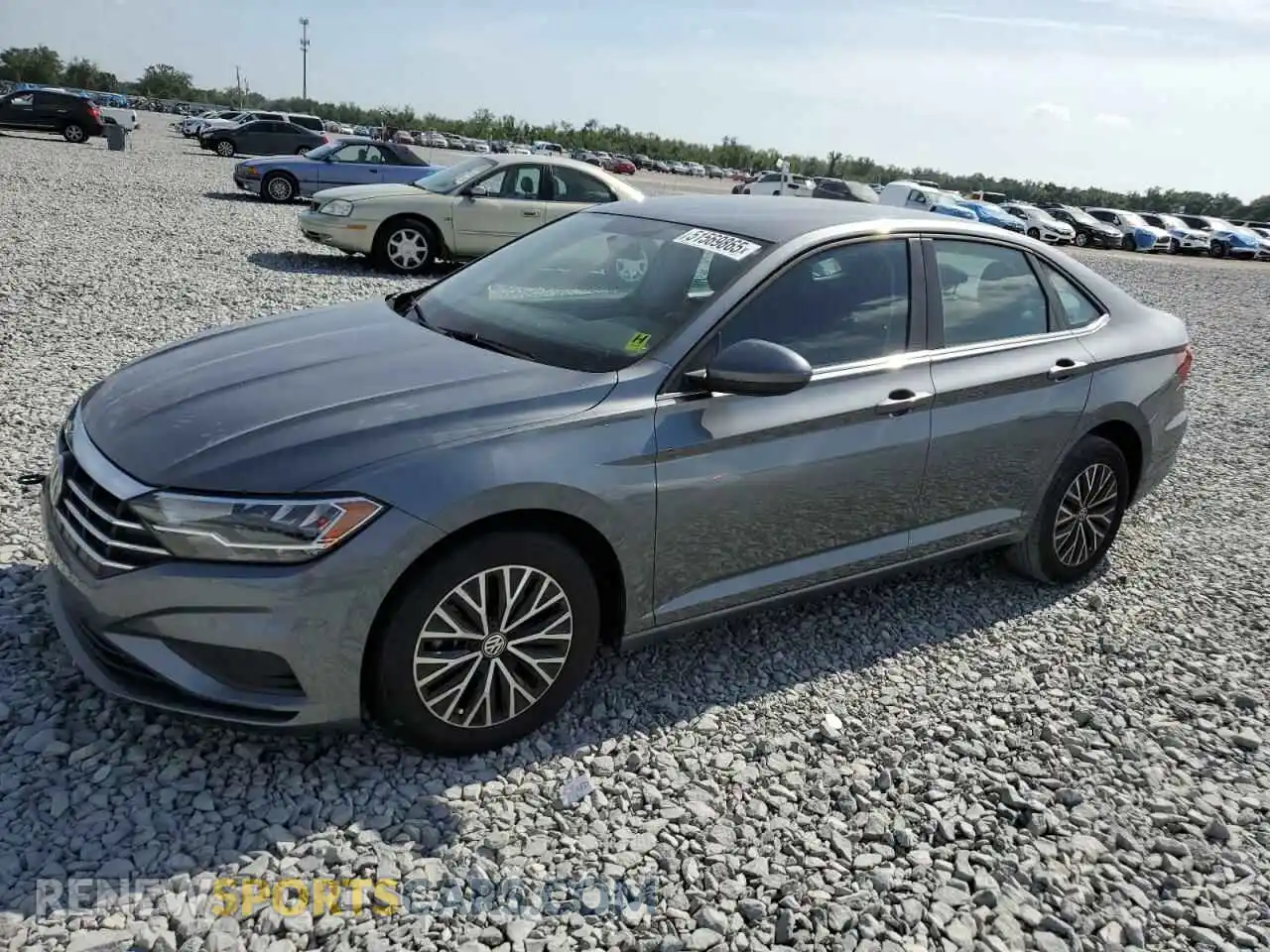 1 Photograph of a damaged car 3VWC57BU3MM090493 VOLKSWAGEN JETTA 2021