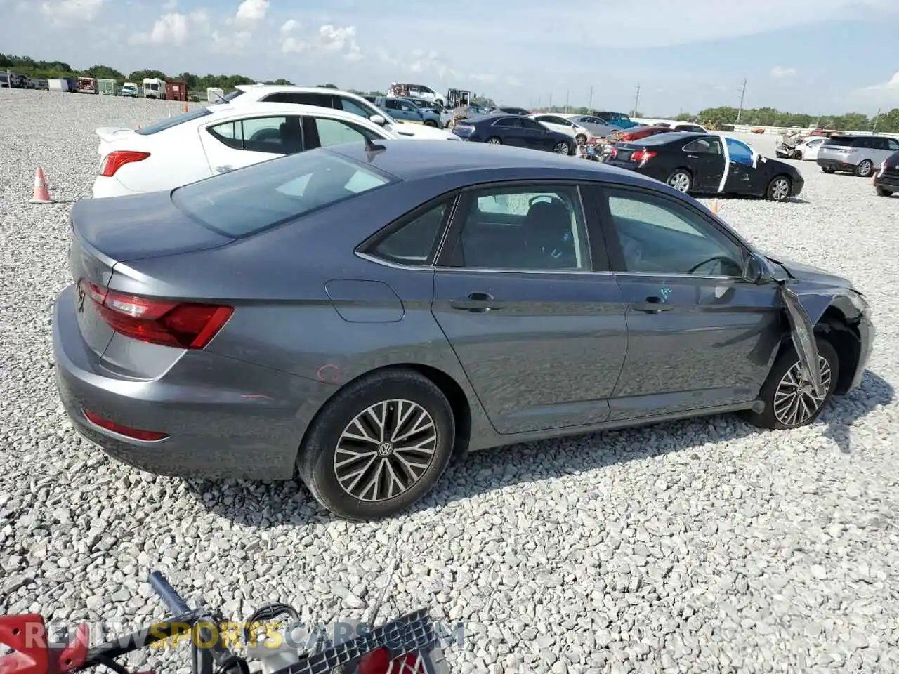 3 Photograph of a damaged car 3VWC57BU3MM090493 VOLKSWAGEN JETTA 2021