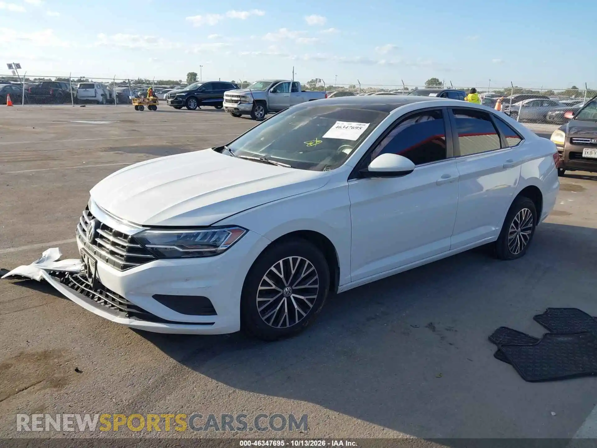 2 fotografías del automóvil dañado 3VWC57BU3MM091613 VOLKSWAGEN JETTA 2021