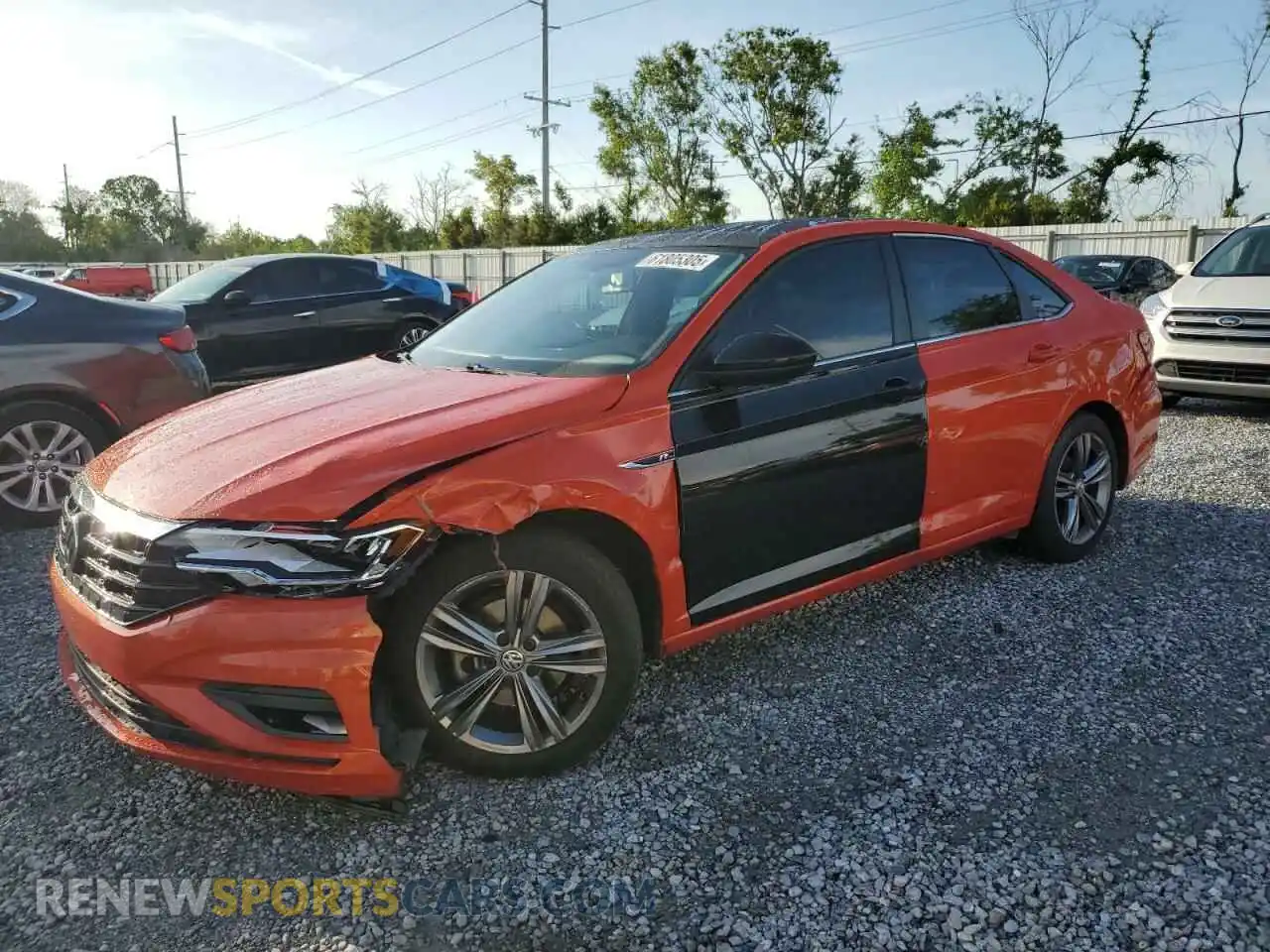 1 Фотография поврежденного автомобиля 3VWC57BU3MM091983 VOLKSWAGEN JETTA 2021