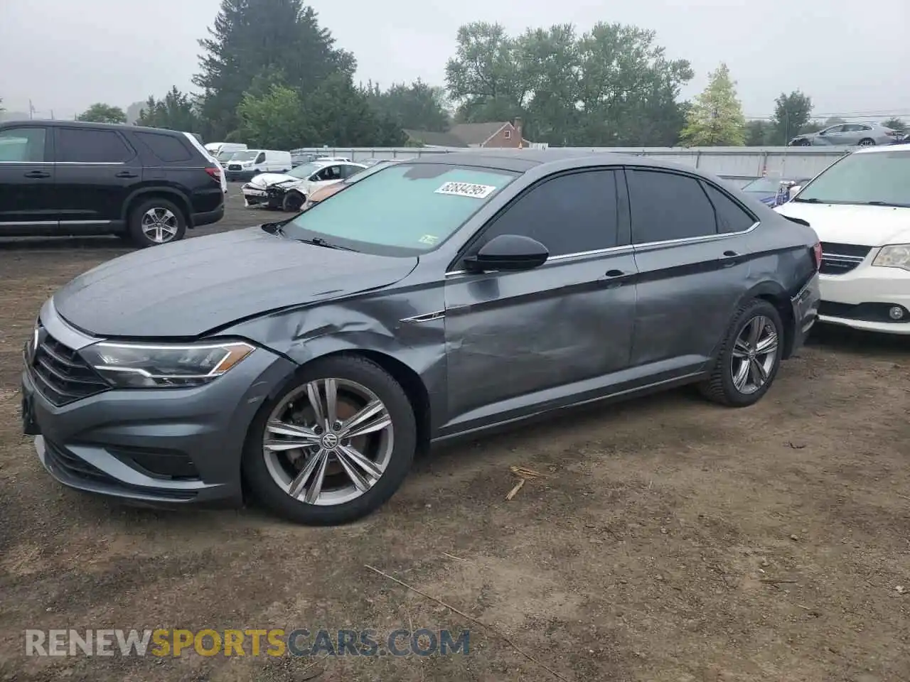 1 Photograph of a damaged car 3VWC57BU3MM093863 VOLKSWAGEN JETTA 2021