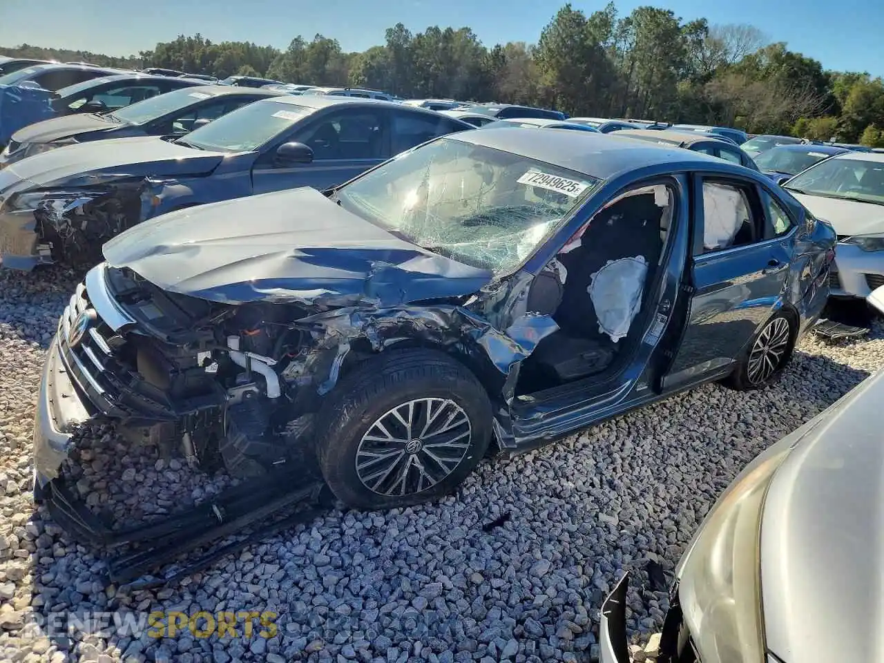 1 Photograph of a damaged car 3VWC57BU3MM095659 VOLKSWAGEN JETTA 2021