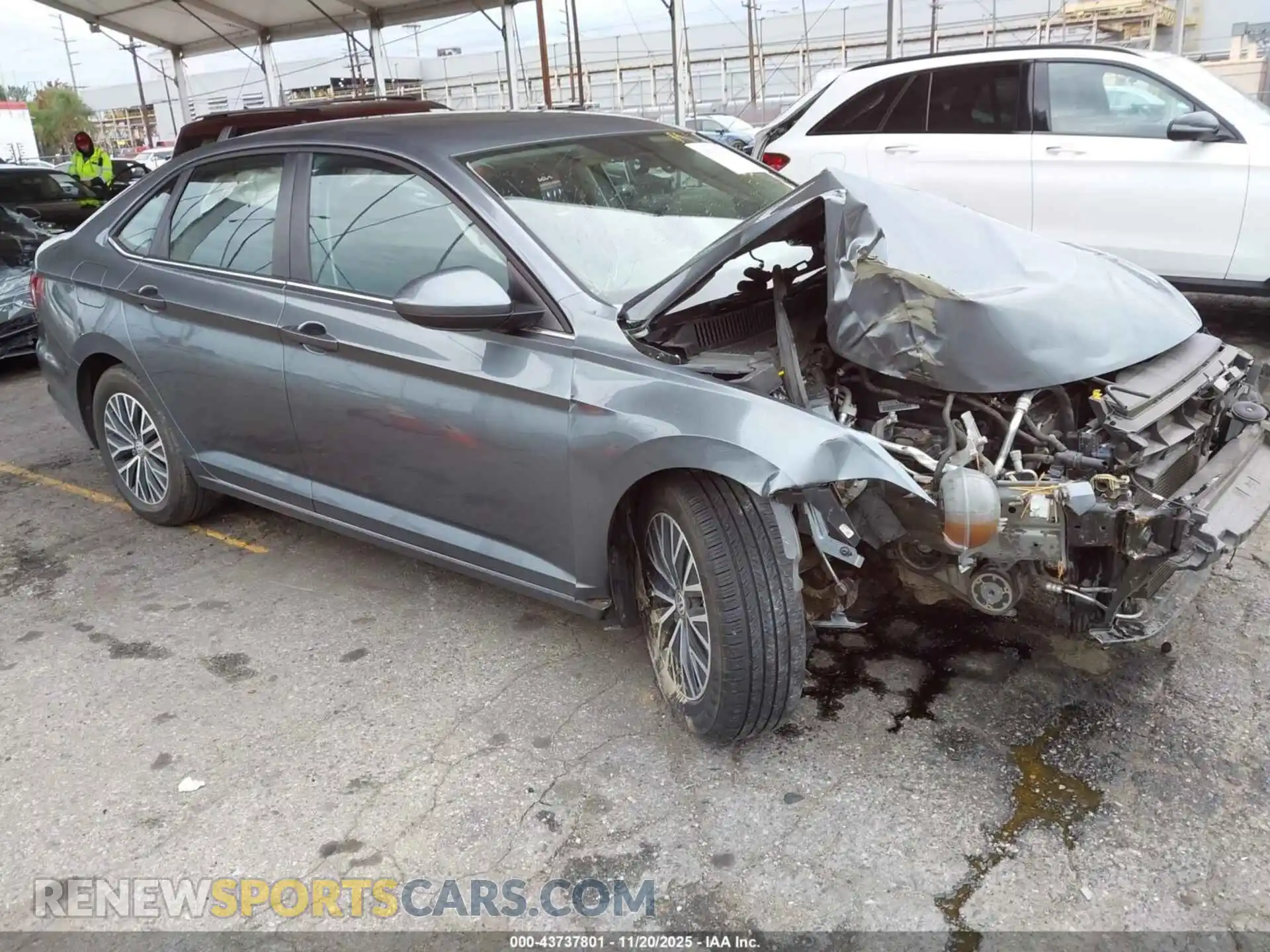 1 Photograph of a damaged car 3VWC57BU3MM103565 VOLKSWAGEN JETTA 2021