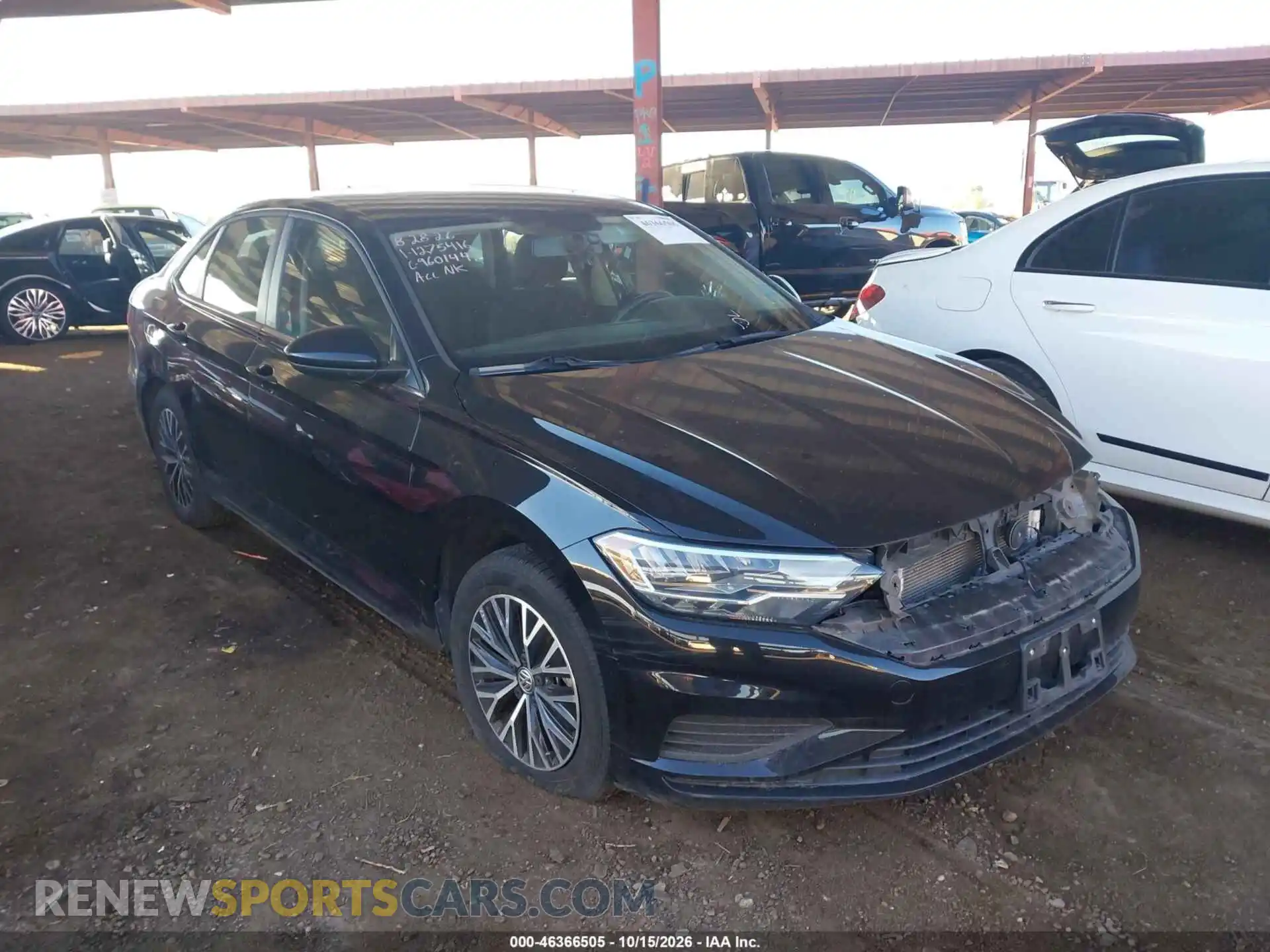 1 Photograph of a damaged car 3VWC57BU4MM030089 VOLKSWAGEN JETTA 2021