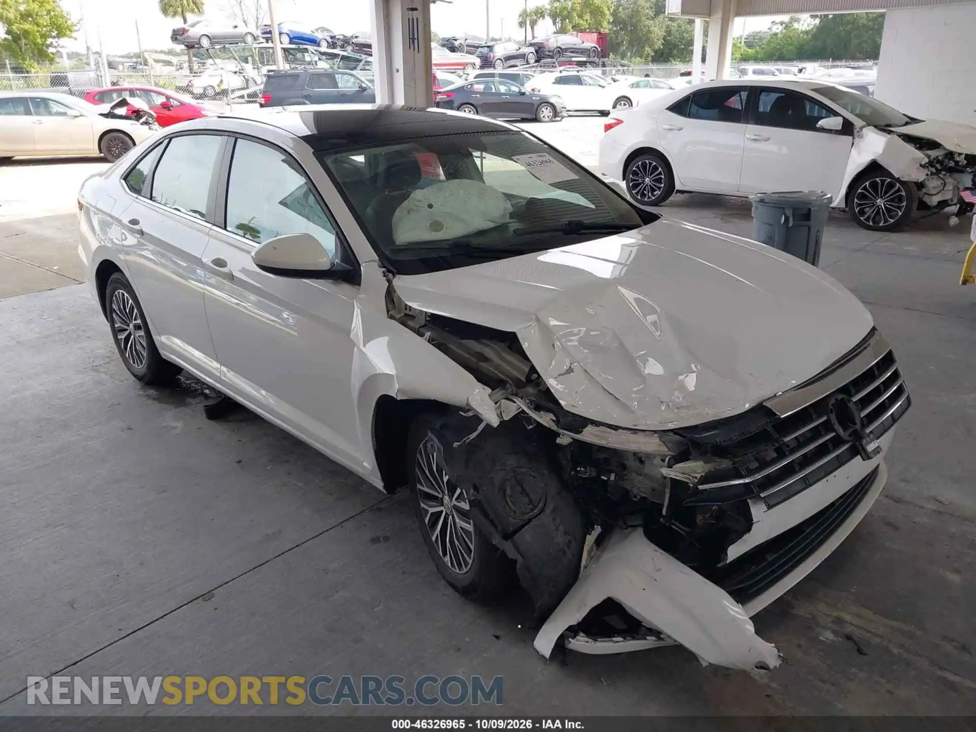 1 Photograph of a damaged car 3VWC57BU4MM035308 VOLKSWAGEN JETTA 2021