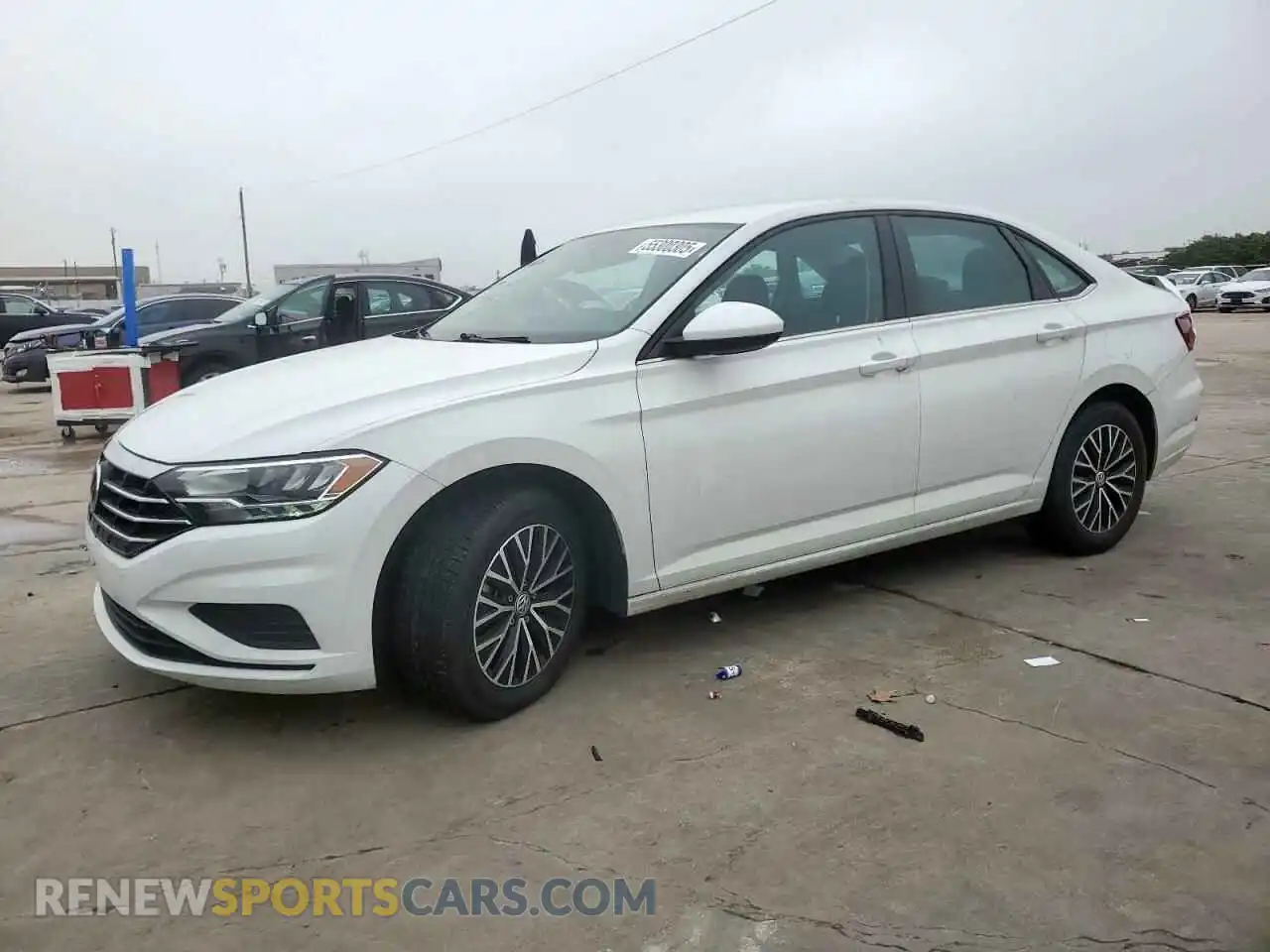 1 Photograph of a damaged car 3VWC57BU4MM042937 VOLKSWAGEN JETTA 2021