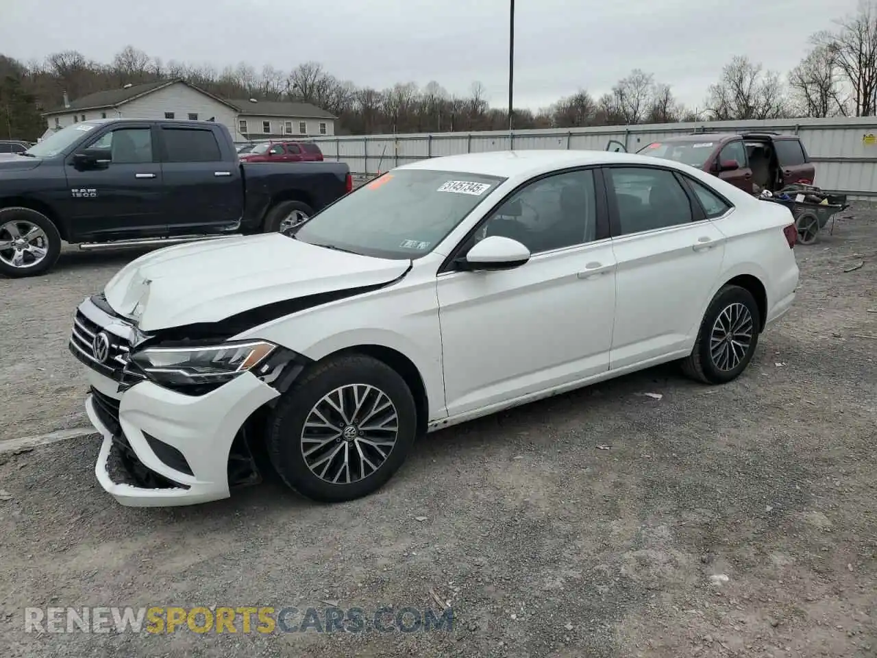 1 Photograph of a damaged car 3VWC57BU4MM045501 VOLKSWAGEN JETTA 2021