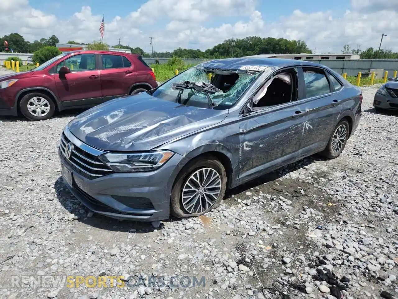 1 Photograph of a damaged car 3VWC57BU4MM051024 VOLKSWAGEN JETTA 2021